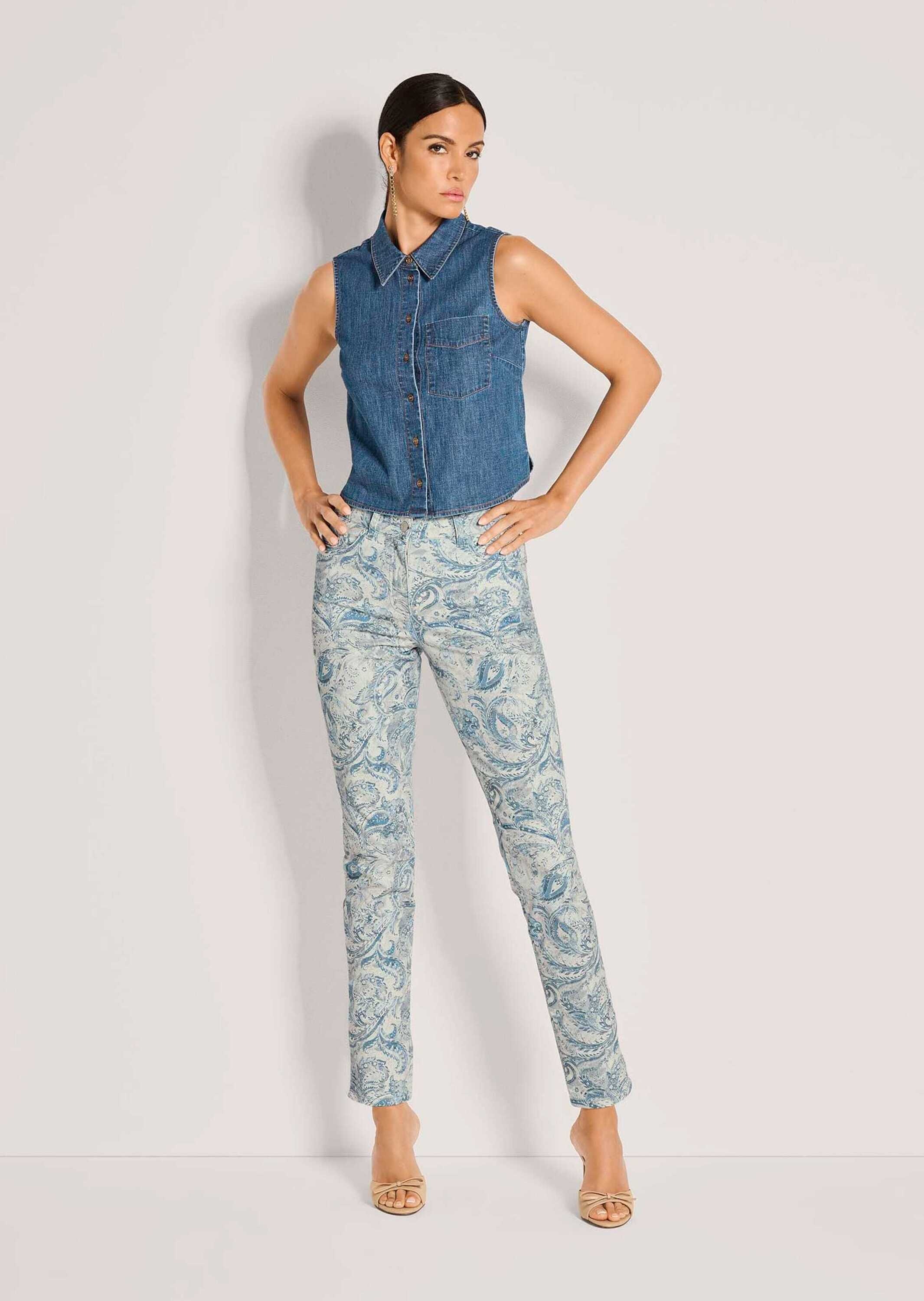 MADELEINE Hemdbluse "Jeansbluse Modernes Denimtop mit Hemdkragen" Bluse mit günstig online kaufen