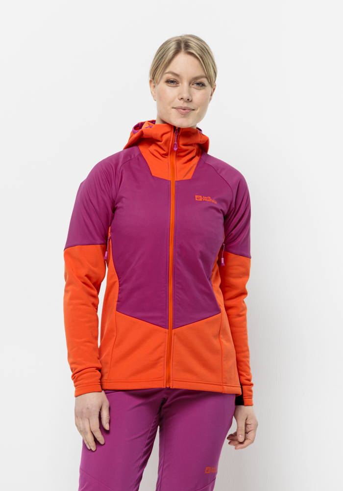 Funktionsjacke »ALPSPITZE INS HYBRID W«, mit Kapuze