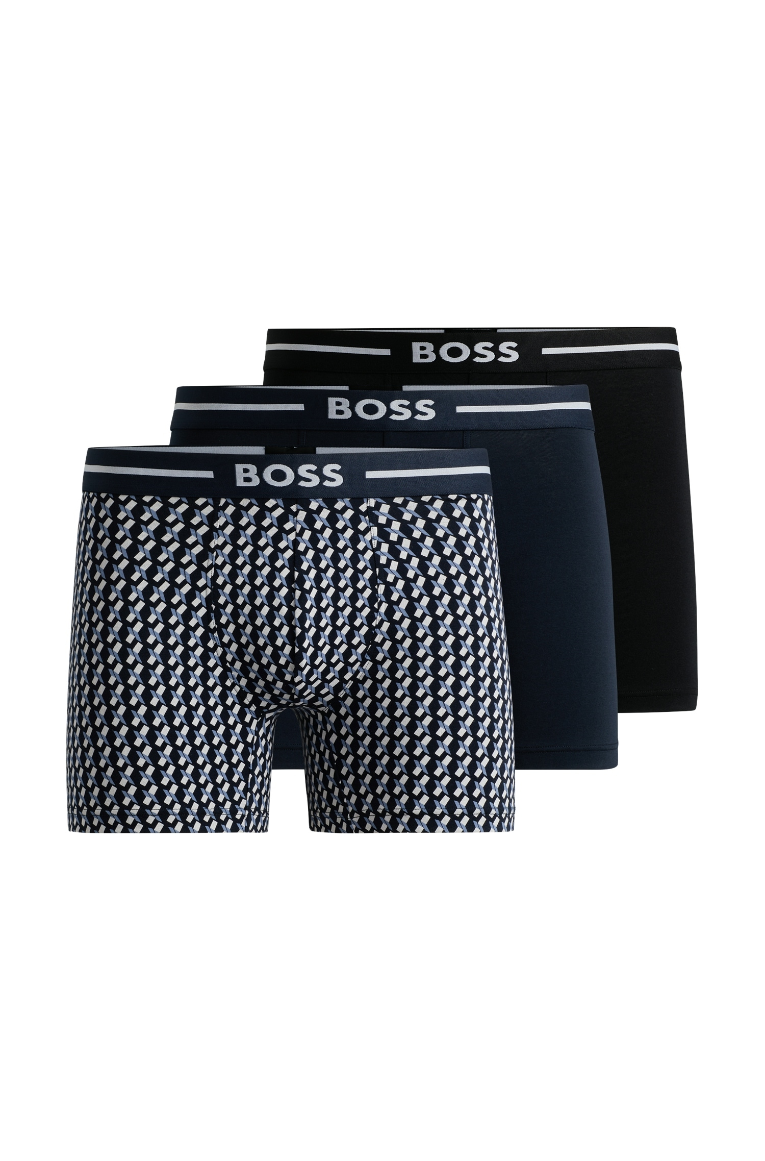 BOSS Trunk, (Packung, 3 St.), mit BOSS Logobund