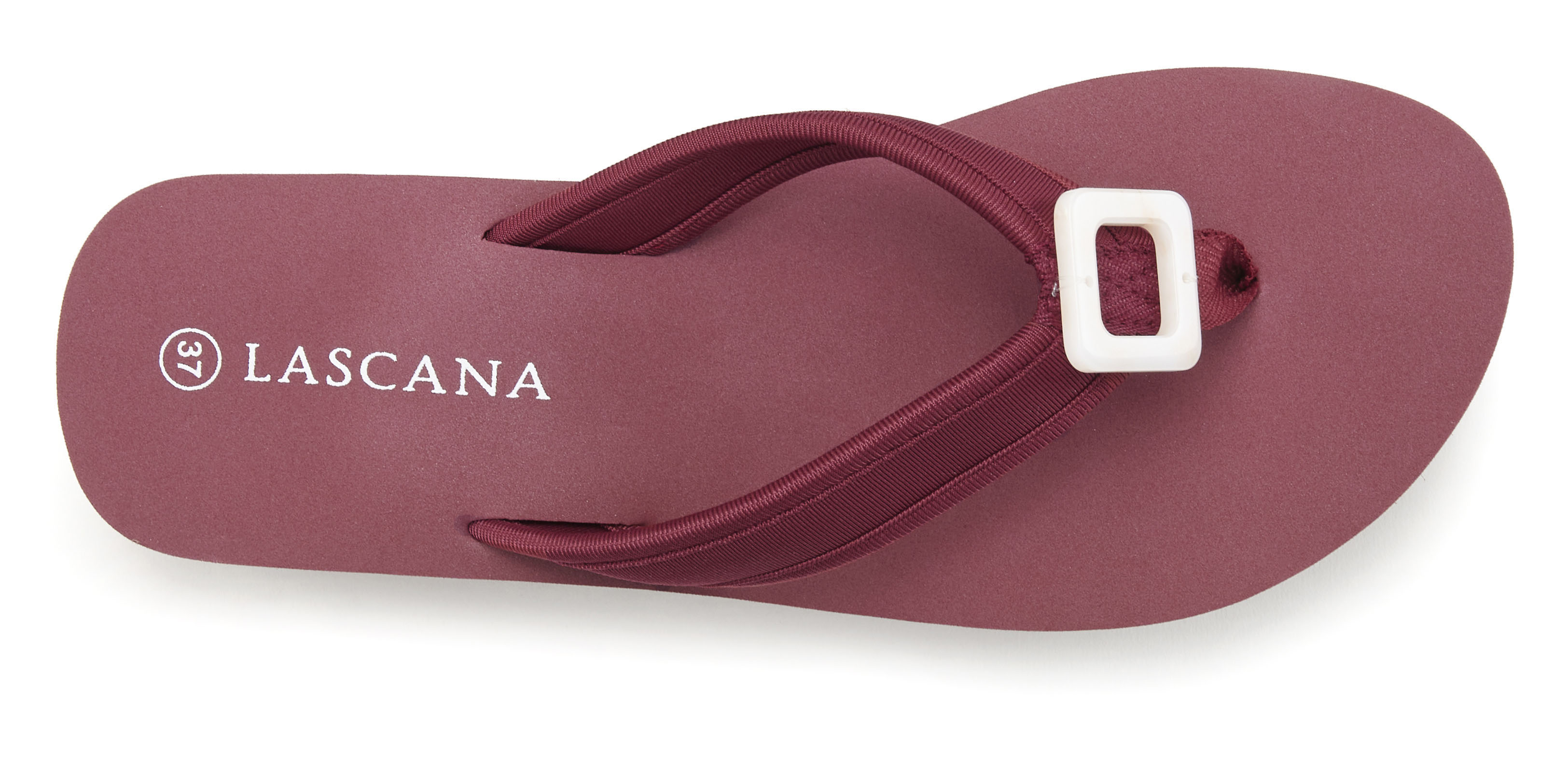 Thumbnail - LASCANA Badezehentrenner "Sandale, Badeschuh, Pantolette, Badelatsche, Flip Flop" Zehentrenner, Badeschuh mit Zier Appli...