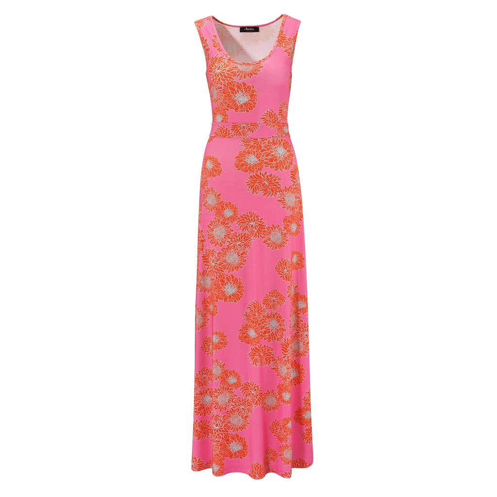Aniston CASUAL Sommerkleid, mit graphischen Blütendruck
