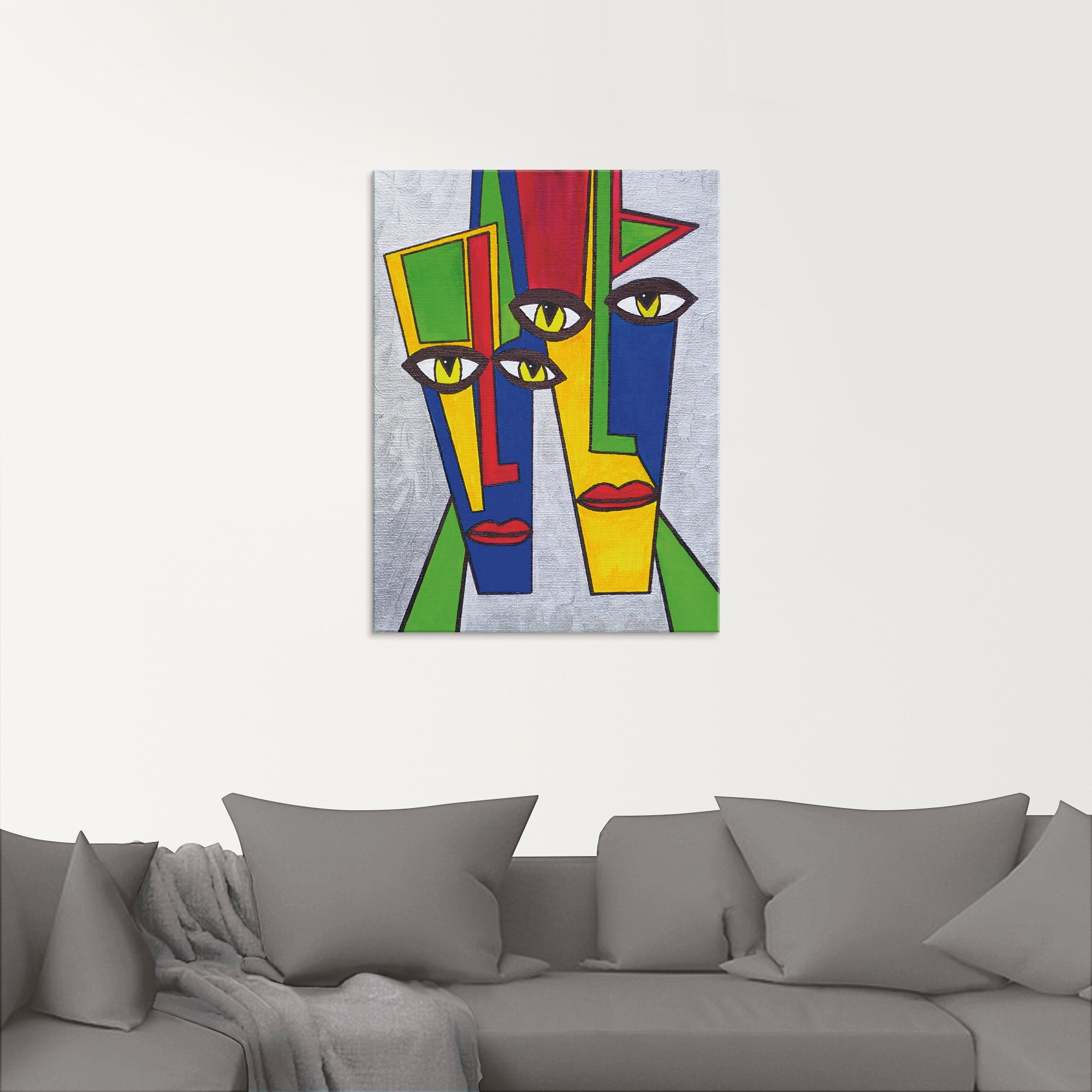 Artland Glasbild »Portrait«, Muster, (1 St.), in verschiedenen Größen
