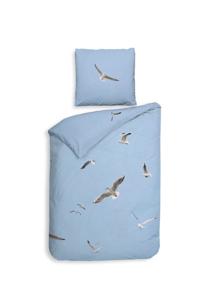 Heckett & Lane Bettwäsche »Spiaggia«, maritimes Design, 100% Baumwolle ab 135x200 cm.