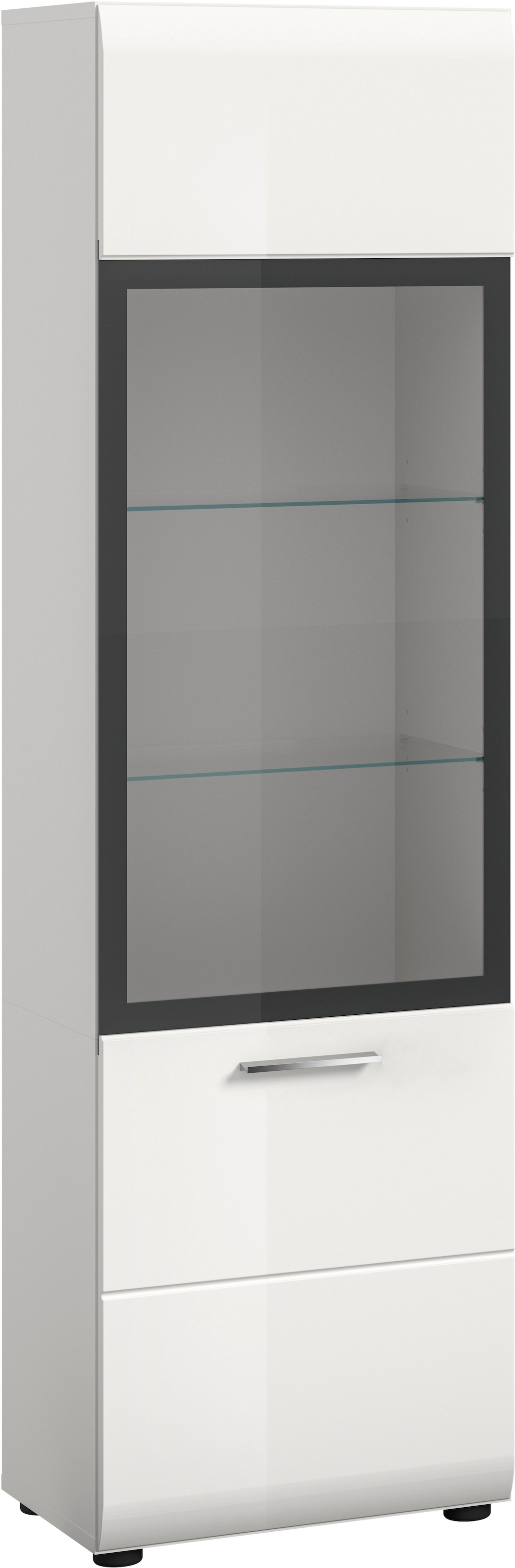 INOSIGN Vitrine "FLORENZ, Höhe: 160 cm, hochwertige MDF-Front, Glastür, Gla günstig online kaufen