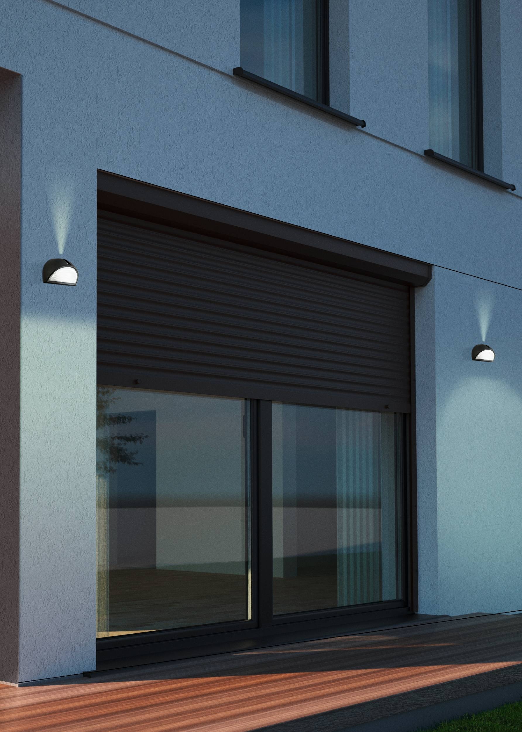 EGLO Wandleuchte »Onja Außen-Wandlampe, Außenleuchte aus Aluguss und Glas, E27, IP44« E27 1 Stk. Wand-/Deckenleuchte - L22 x H15,5 x AL12,5 cm - schwarz - 1X40W exkl.