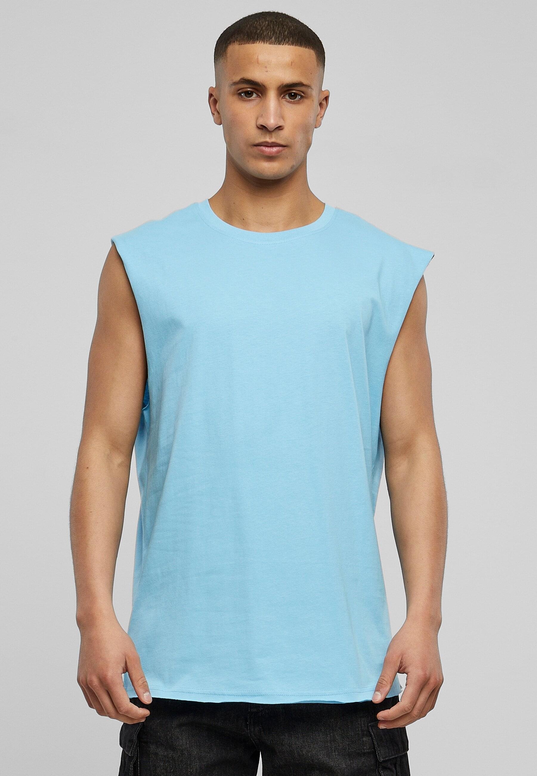 URBAN CLASSICS T-Shirt »Urban Classics Herren Open Edge Sleeveless Tee«, (1 tlg.)
