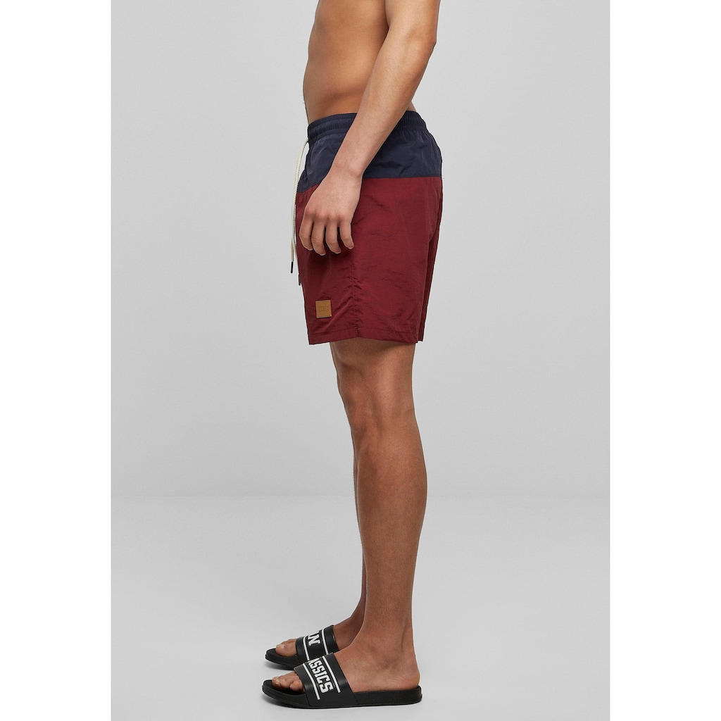 URBAN CLASSICS Badeshorts »Urban Classics Herren Block Swim Shorts«