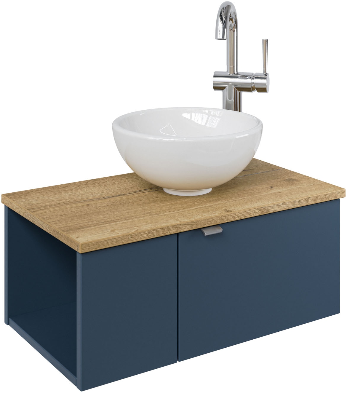 Waschtisch »Serie 6915 Waschschale mit Unterschrank für Gästebad, Gäste WC«, 61 cm mit...