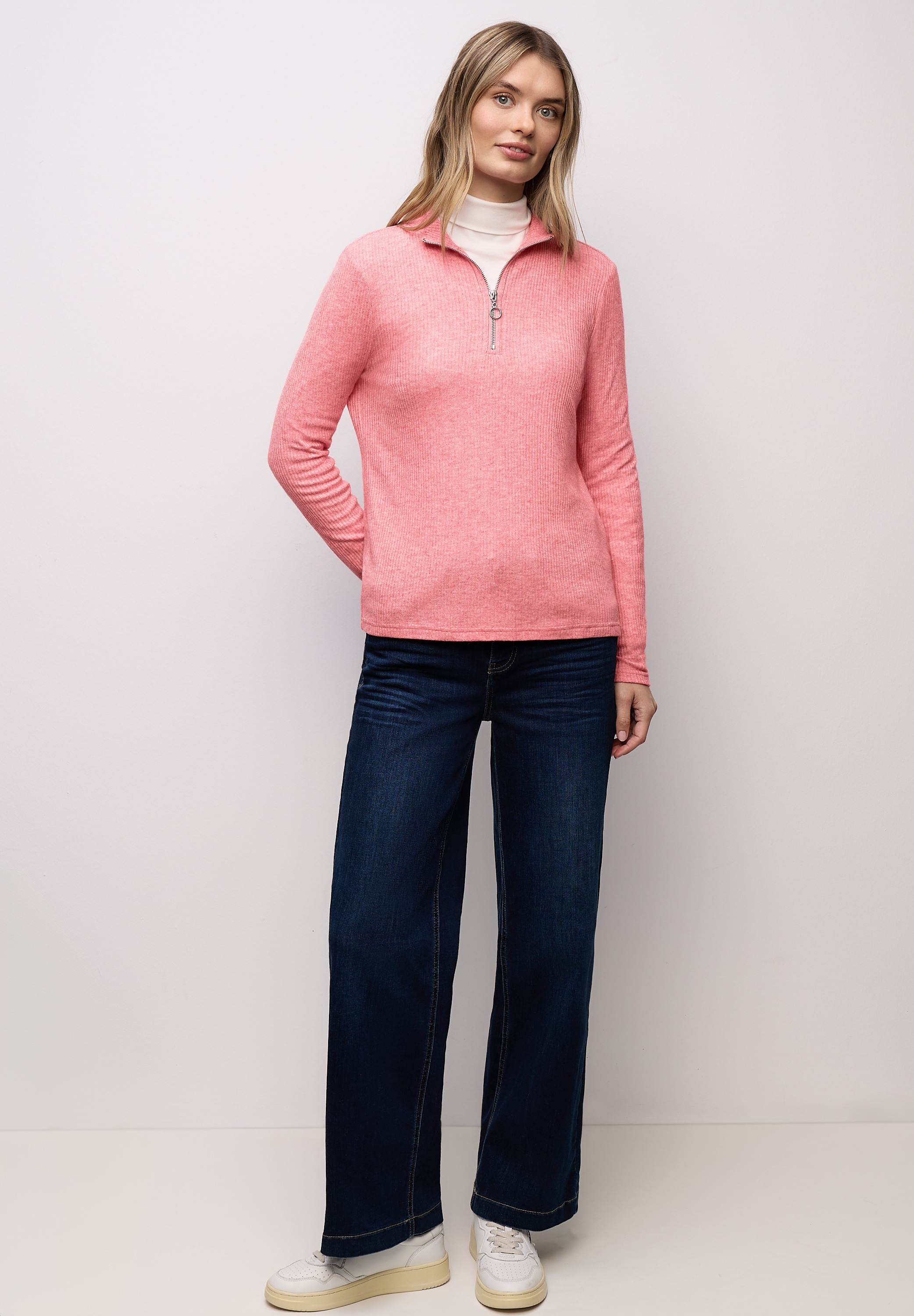 STREET ONE Langarmshirt mit Turtleneck