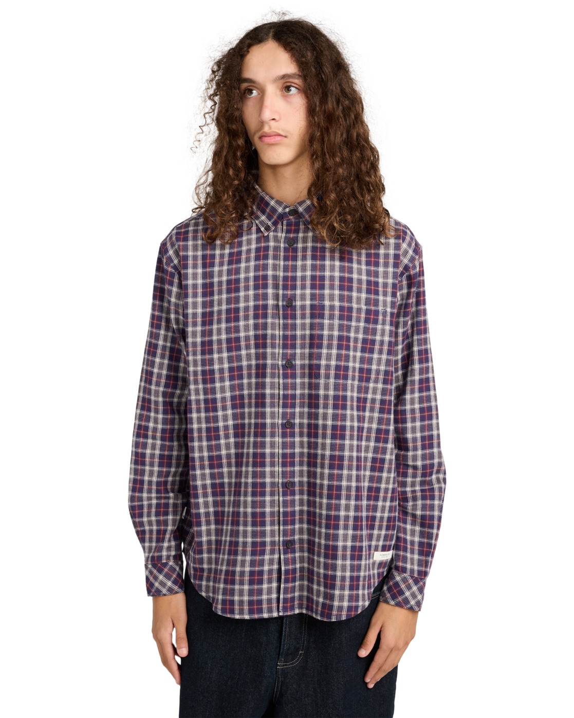 Element Langarmhemd "Button Down Regular Flannel" günstig online kaufen
