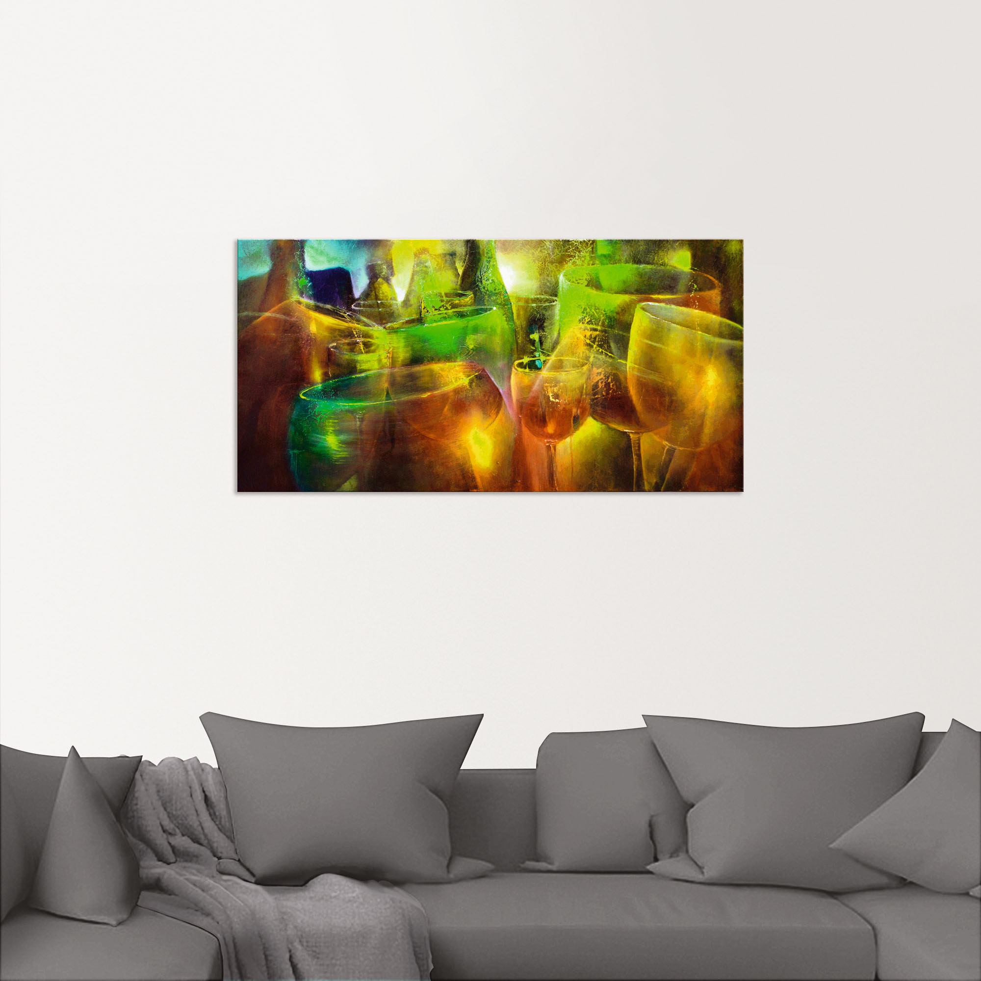Artland Wandbild »Zu später Stunde«, Getränke, (1 St.), als Alubild, Outdoorbild, Leinwandbild in verschied. Größen