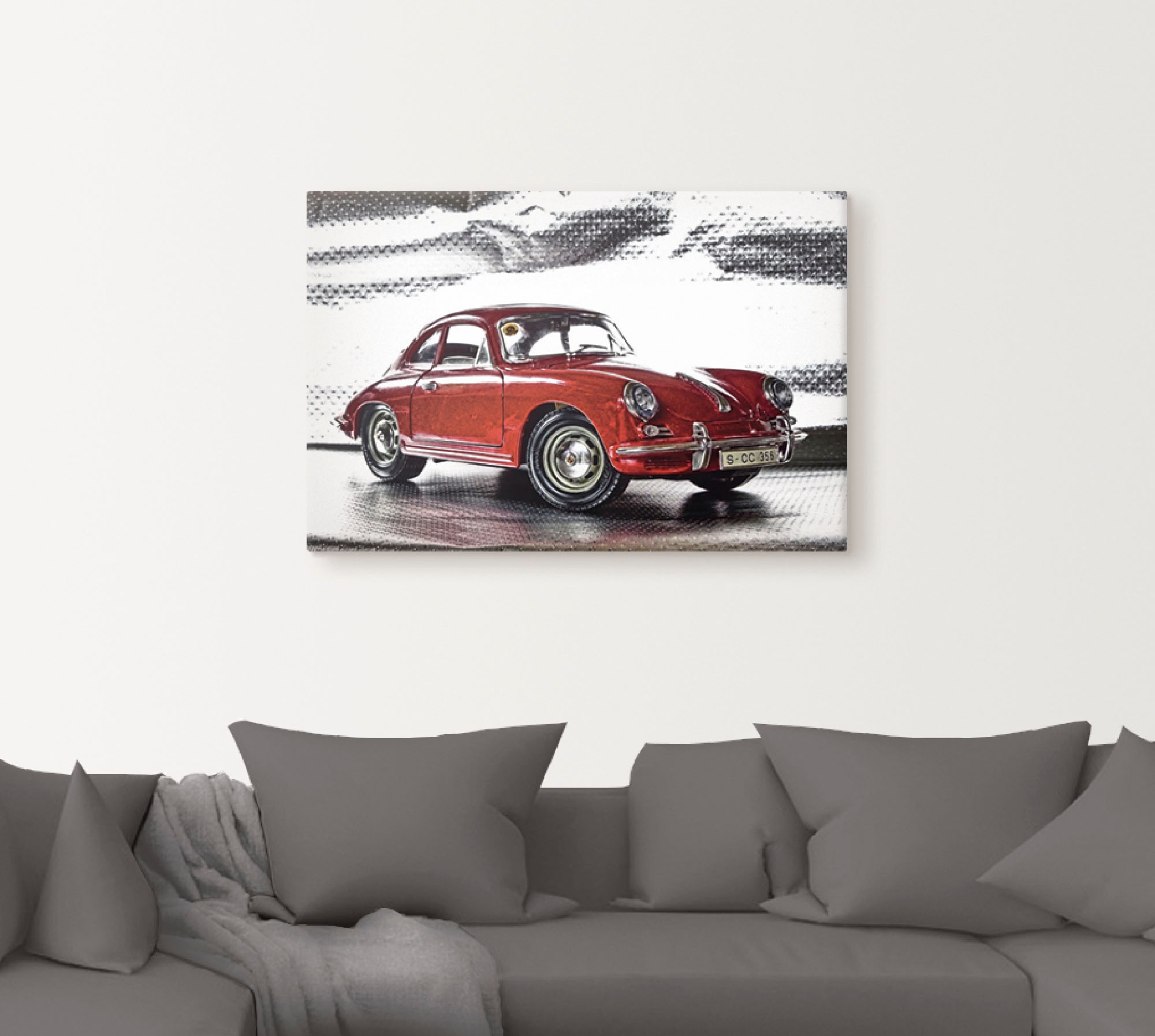 Artland Wandbild "Klassiker - Der Porsche 356" Auto 1 Stk. tlg. als Alubild günstig online kaufen