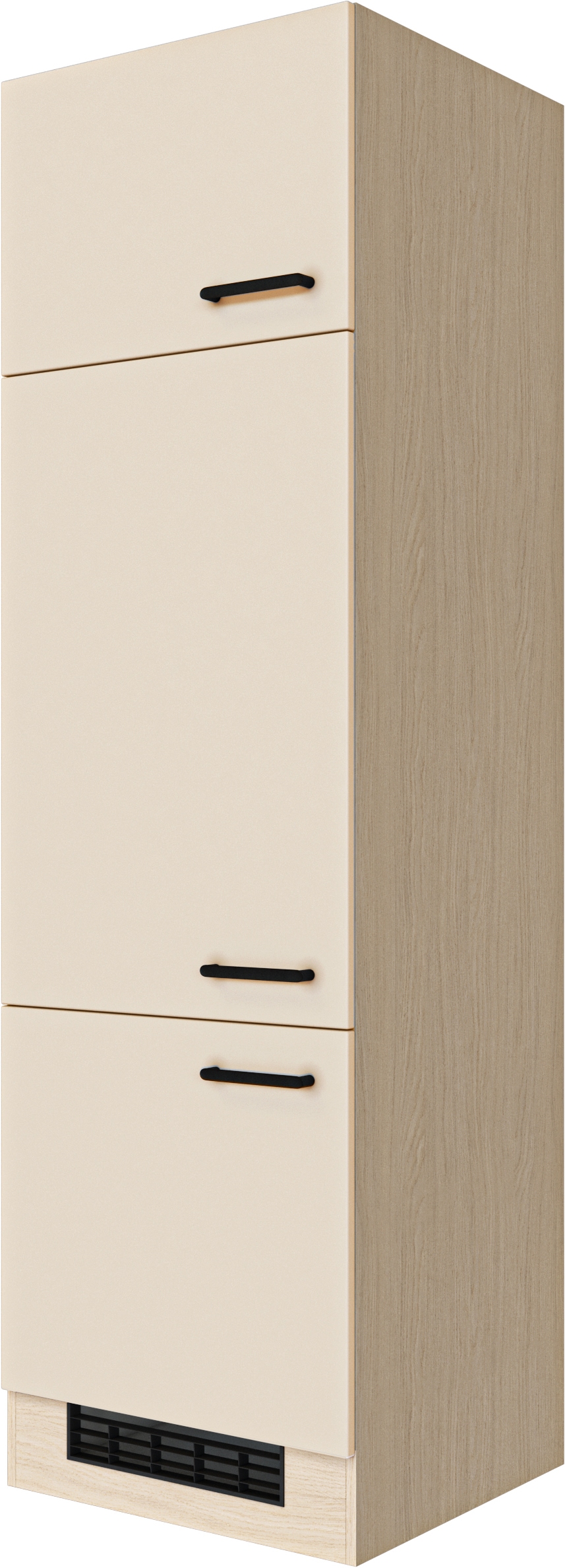 Flex-Well Kühlumbauschrank "Creso" 1 Stk. tlg. Breite 60 cm mit Einlegeboden und Metallgriffen