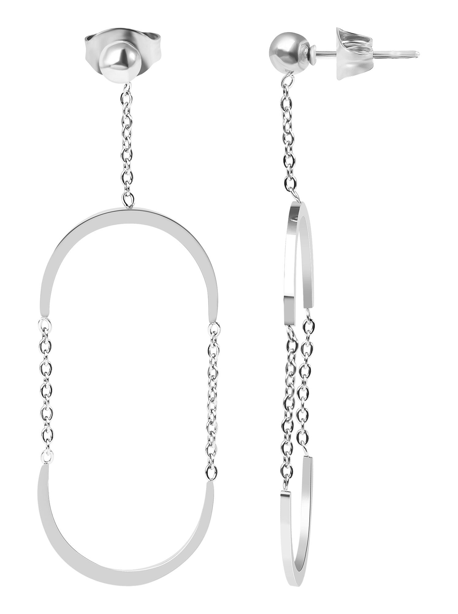 Adelia´s Paar Ohrhänger »Damen Ohrringe aus Edelstahl« Schöne Geschenkidee zum Weihnachten