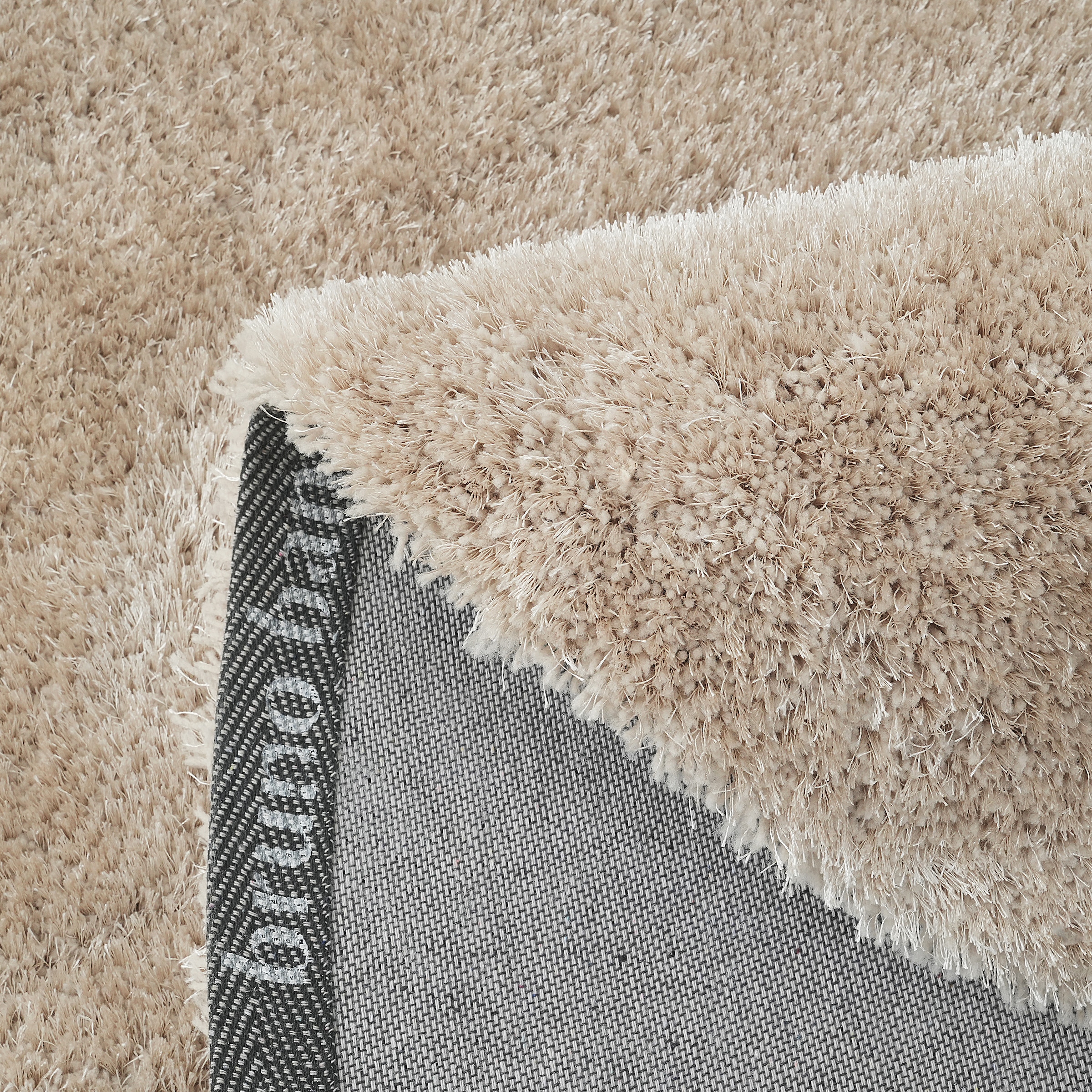 Bruno Banani Hochflor-Bettumrandung »Dana Teppich, Kundenliebling«, (3 tlg.), unifarben, Mikrofaser, pflegeleicht, Bettvorleger, Schlafzimmer