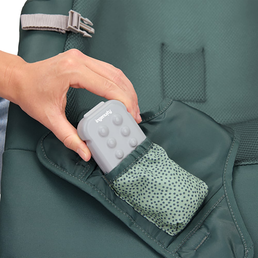 ingenuity Babywippe »Stow & Go™ Compact Folding Bouncer« bis 9 kg mit Vibration