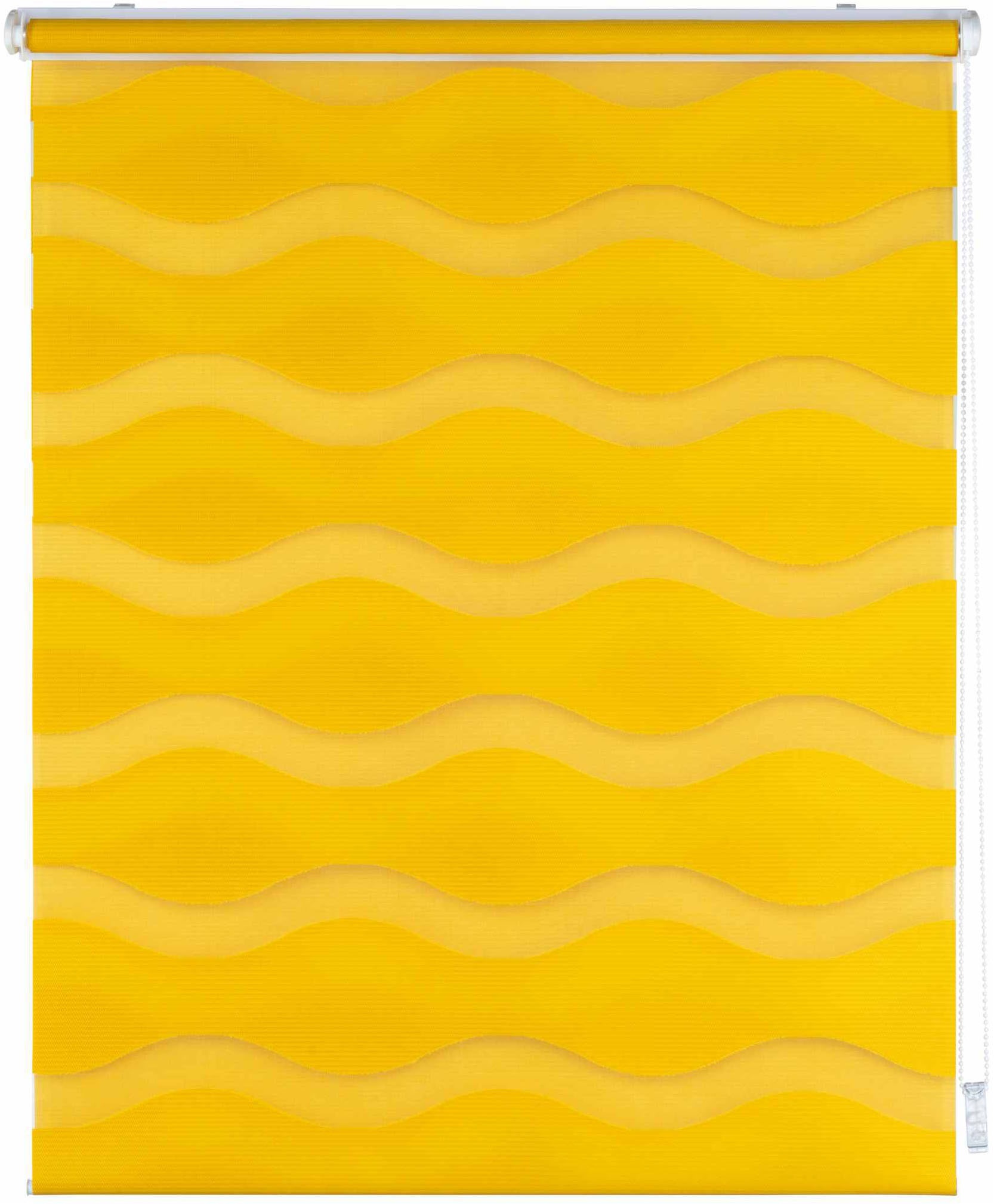 Thumbnail - K-HOME Doppelrollo "Welle" Lichtschutz ohne Bohren im Festmaß