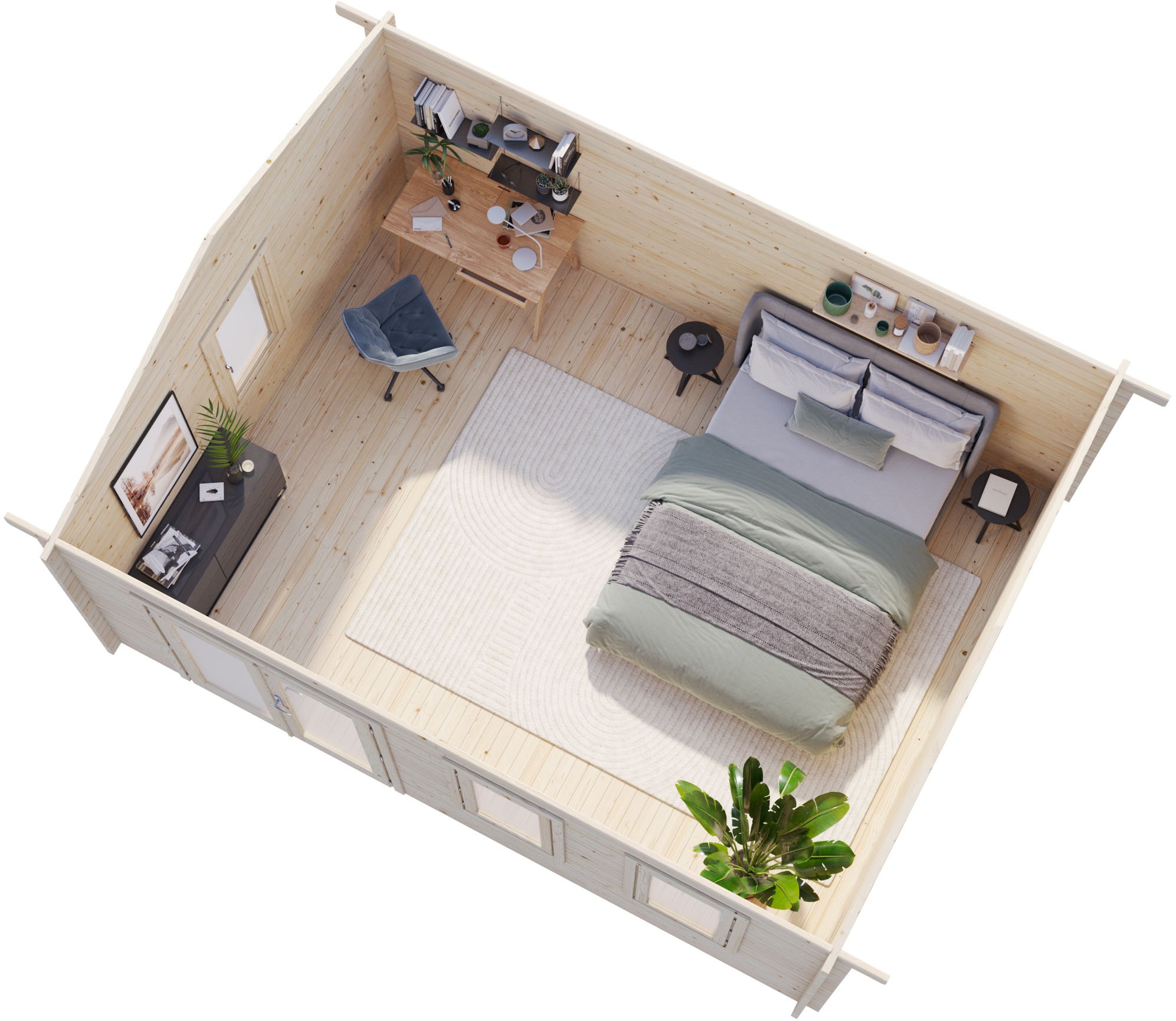 Palmako Gartenhaus »Iris« verschiedene Farben