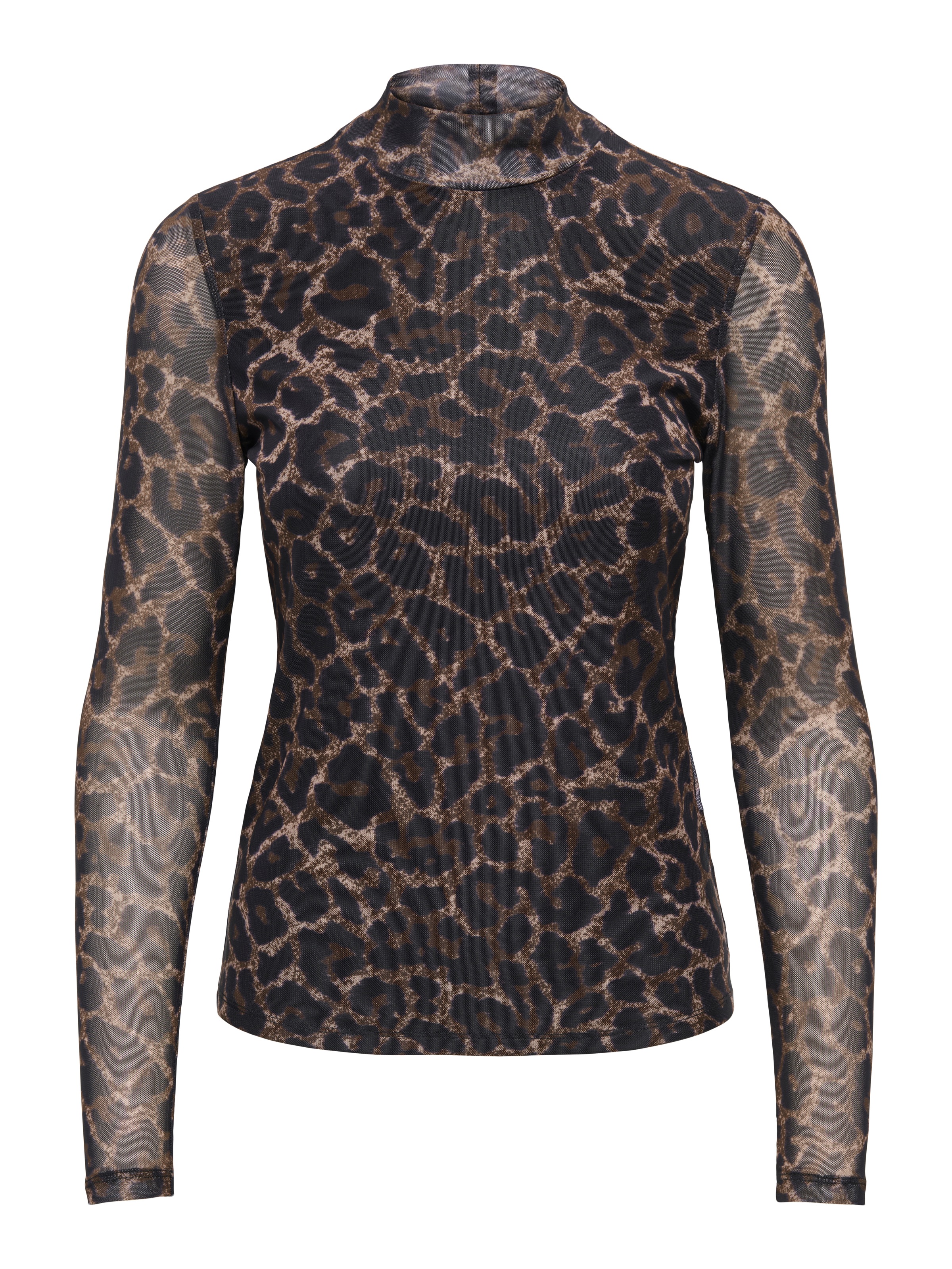 Only Langarmshirt "Onlerica Life Mesh L/S Top Jrs Noos" Kunstfaser Mit Stretch, Regular Fit