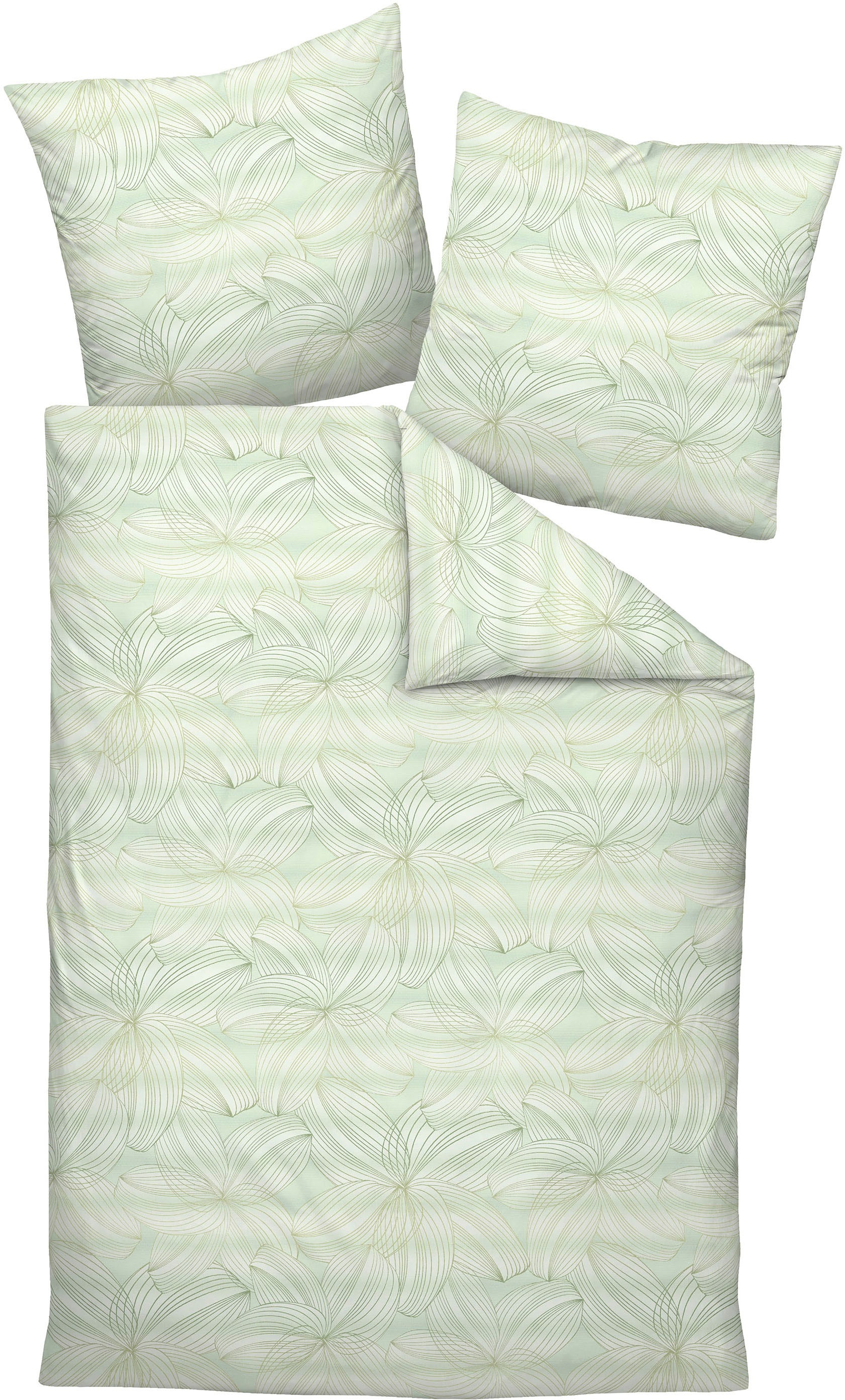 Janine Bettwäsche »CARMEN S 55131 06 155x200,80x80« mit Reißverschluss