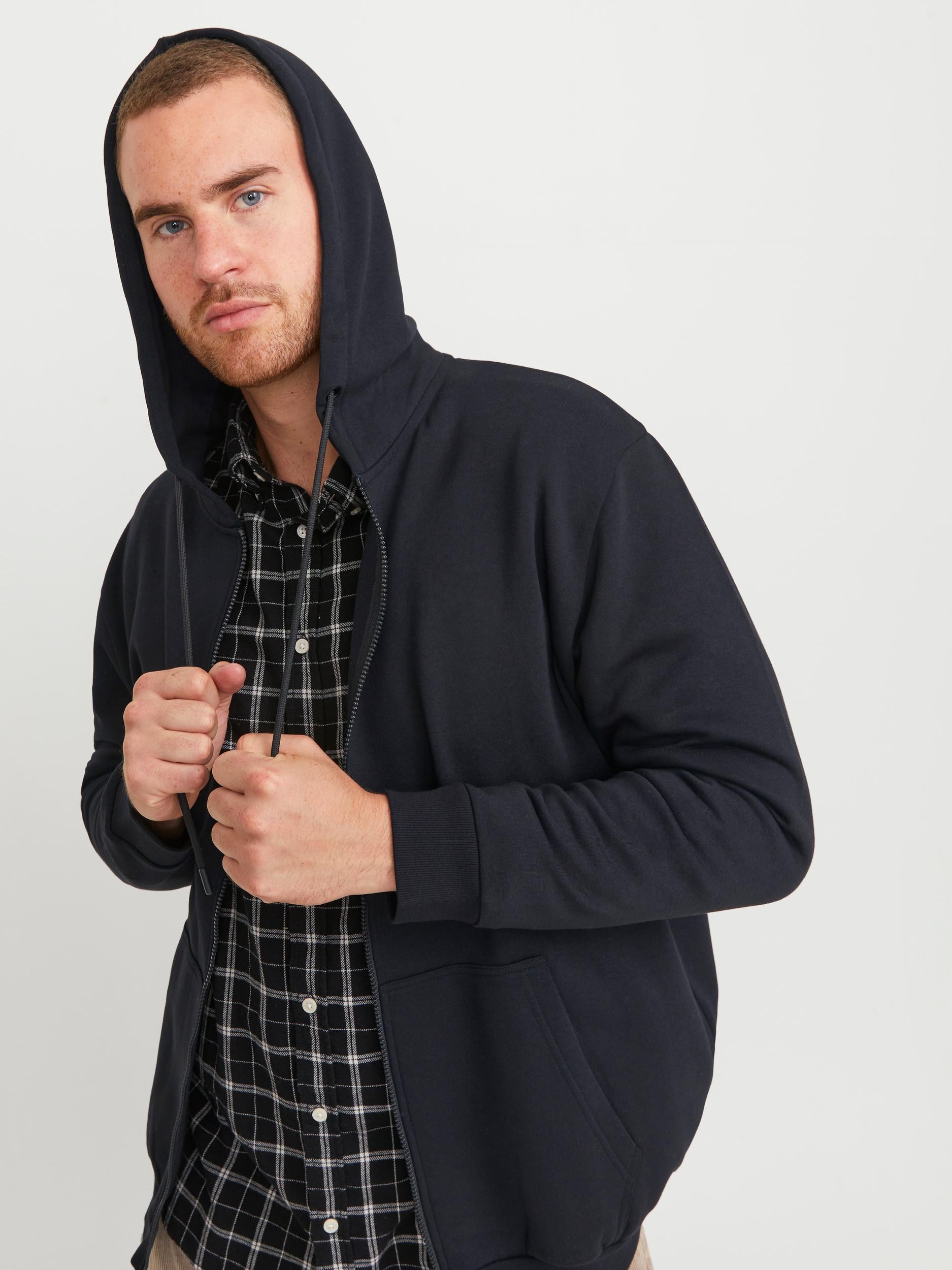Jack & Jones PlusSize Kapuzensweatjacke »JJEBRADLEY SWEAT ZIP HOOD NOOS PLS«