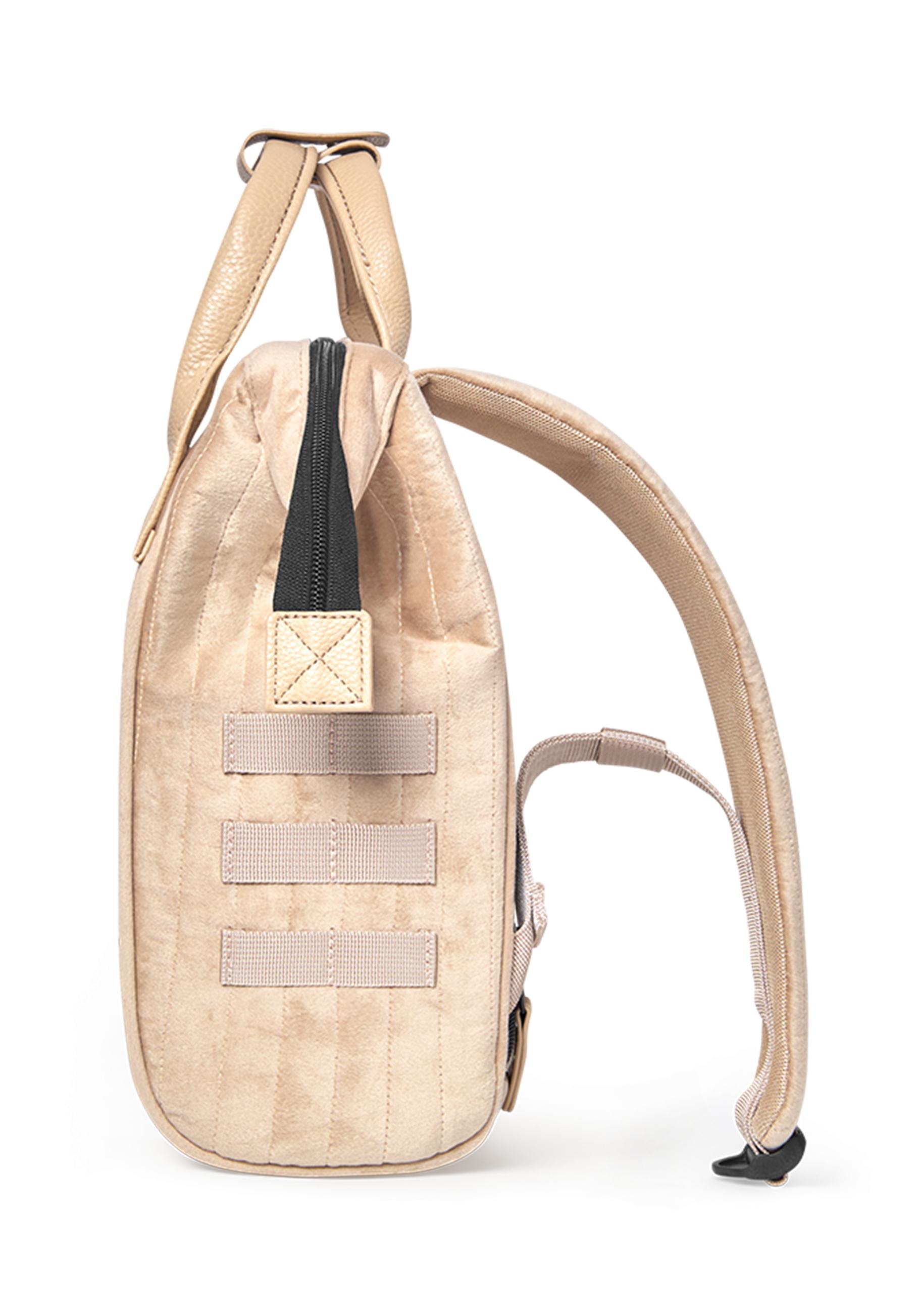 CABAIA Tagesrucksack »Adventurer S Quilted«, Gesteppter Rucksack mit austauschbaren Vordertaschen
