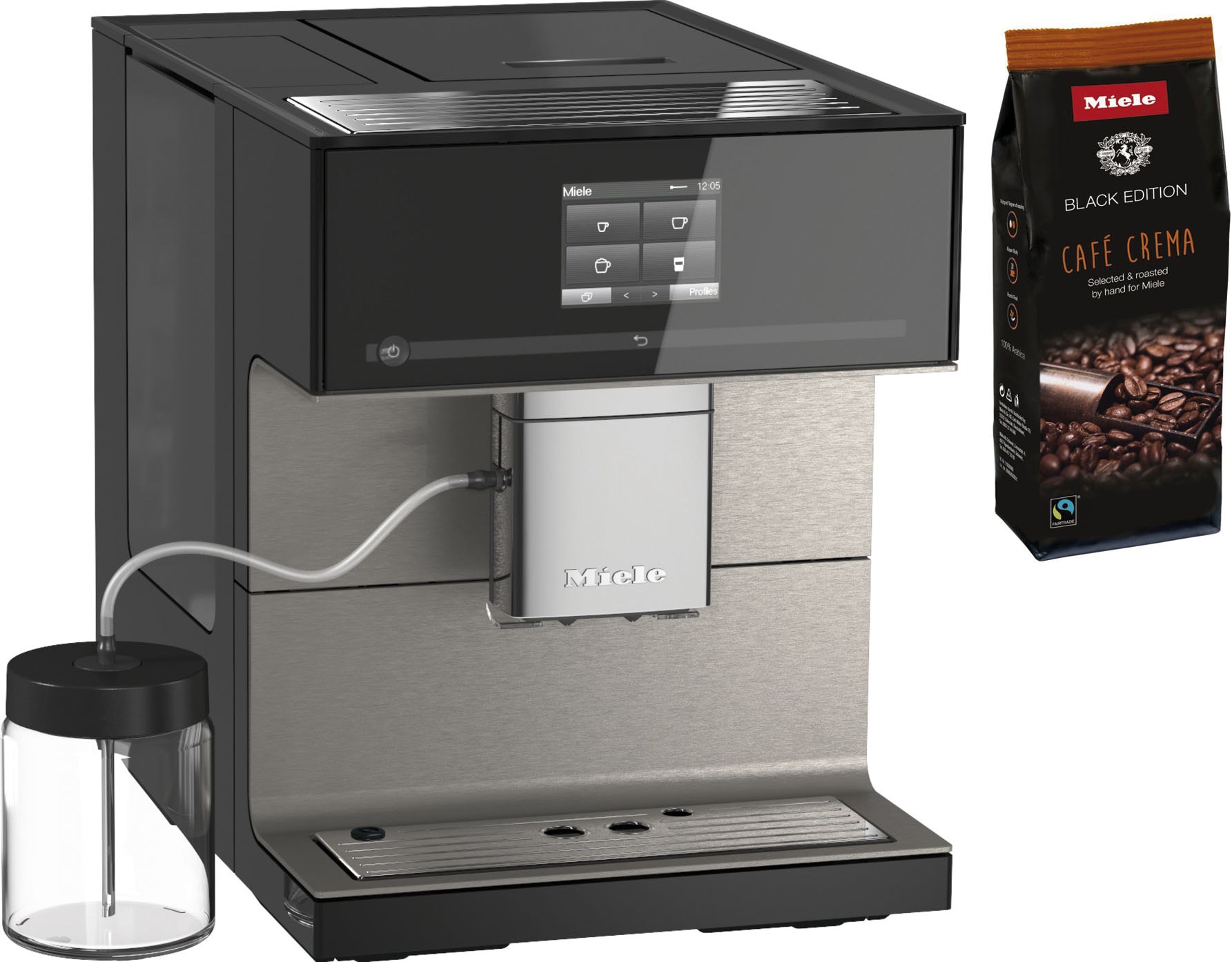 Kaffeevollautomat »CM7550 CoffeePassion, inkl. Milchgefäß, Kaffeekannenfunktion«