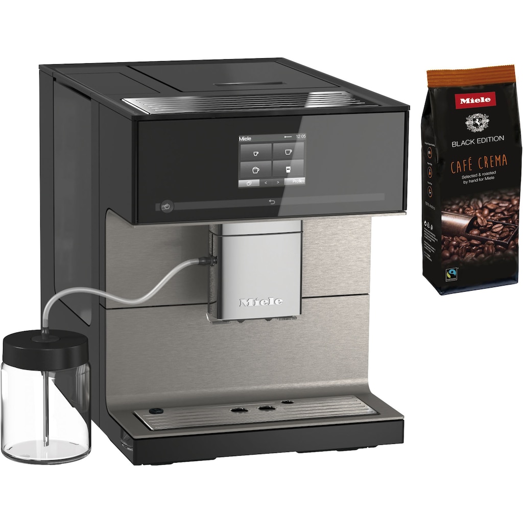 Miele Kaffeevollautomat »CM7550 CoffeePassion, inkl. Milchgefäß, Kaffeekannenfunktion«