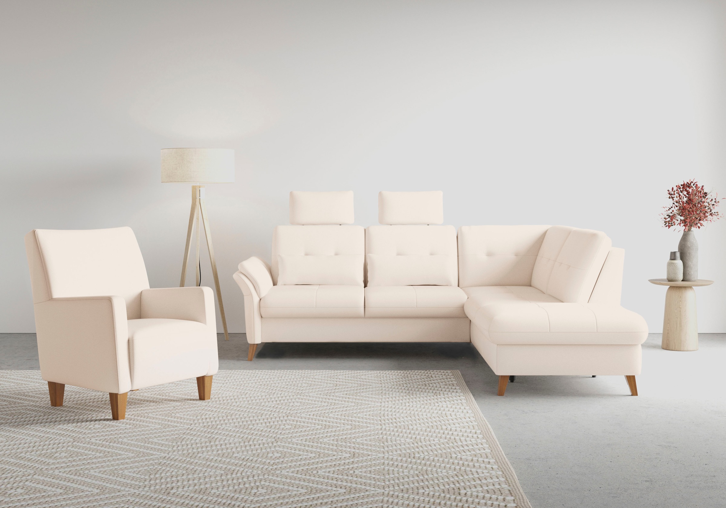  Sit&more Ecksofa »Göteborg« Sitztiefen...