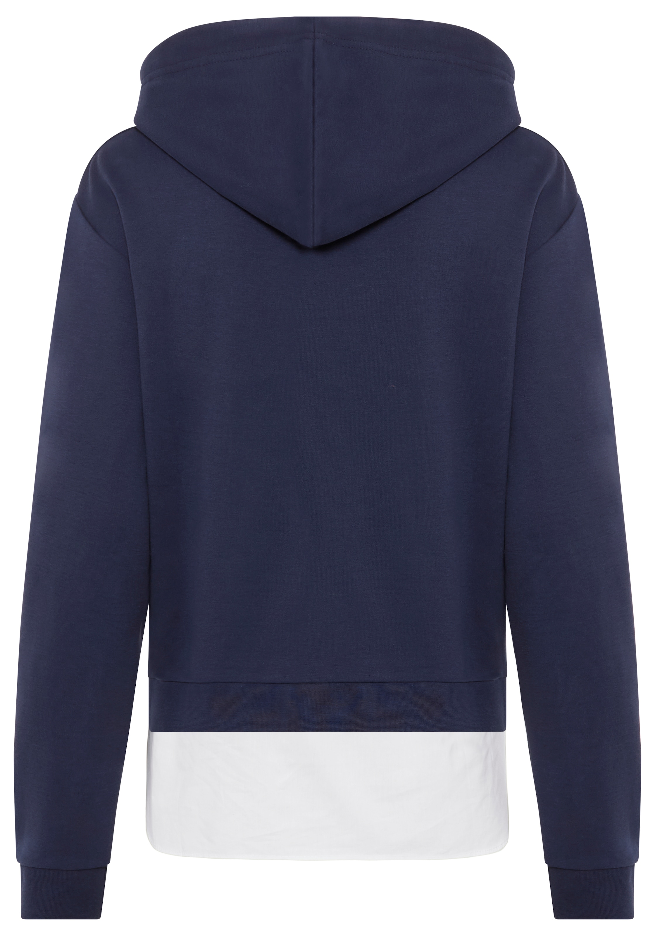 KangaROOS Kapuzensweatshirt , mit angenähtem Blusensaum
