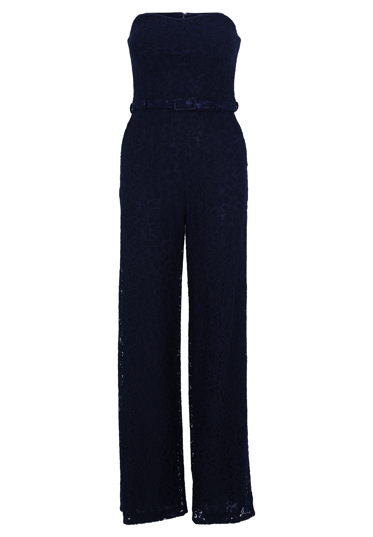 Vera Mont Overall »Vera Mont Jumpsuit mit Spitze«, (1 tlg.), Gürtel