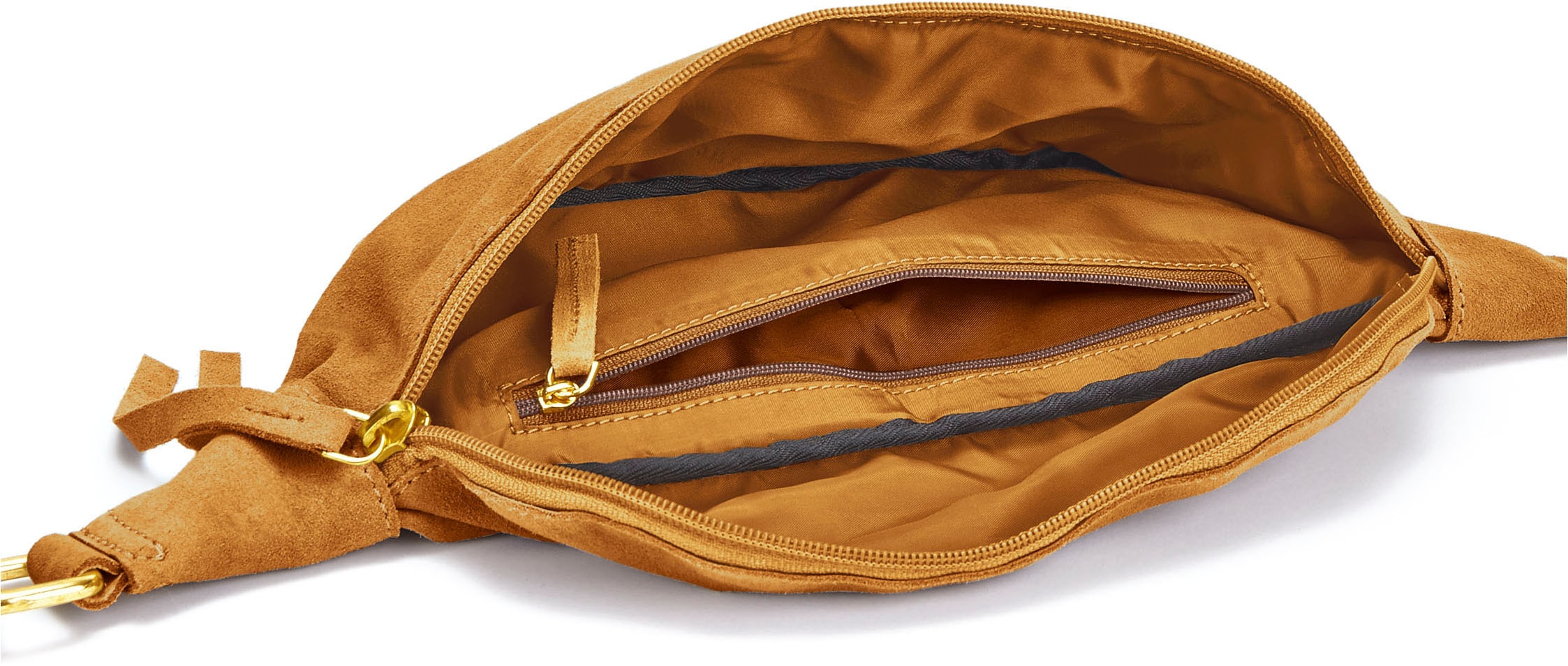 Elbsand Bauchtasche »Umhängetasche«, aus Leder, Brusttasche, Schultertasche, Crossbody Bag