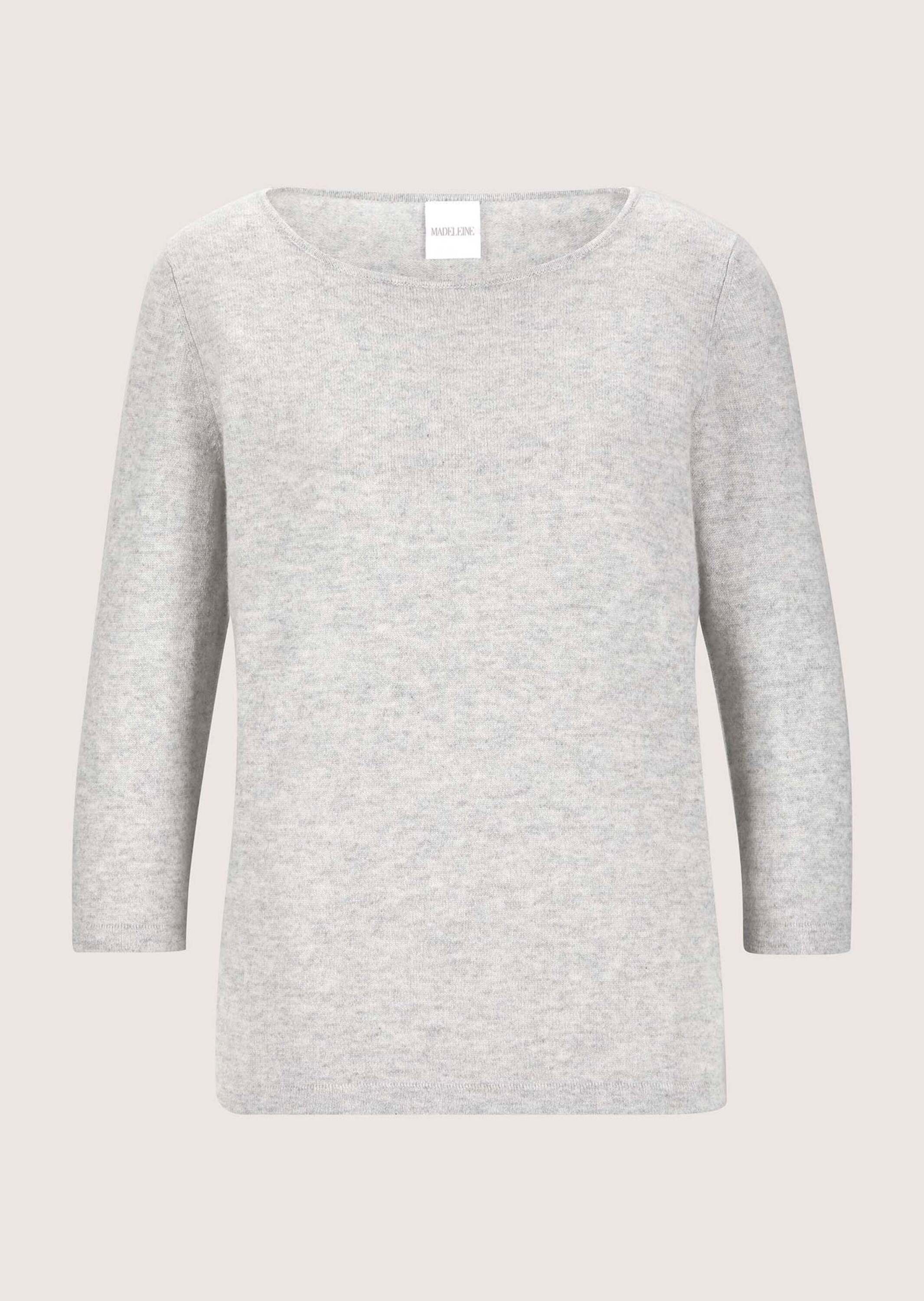 MADELEINE Longpullover "Strickpullover Kaschmirpullover mit U-Boot-Ausschni günstig online kaufen