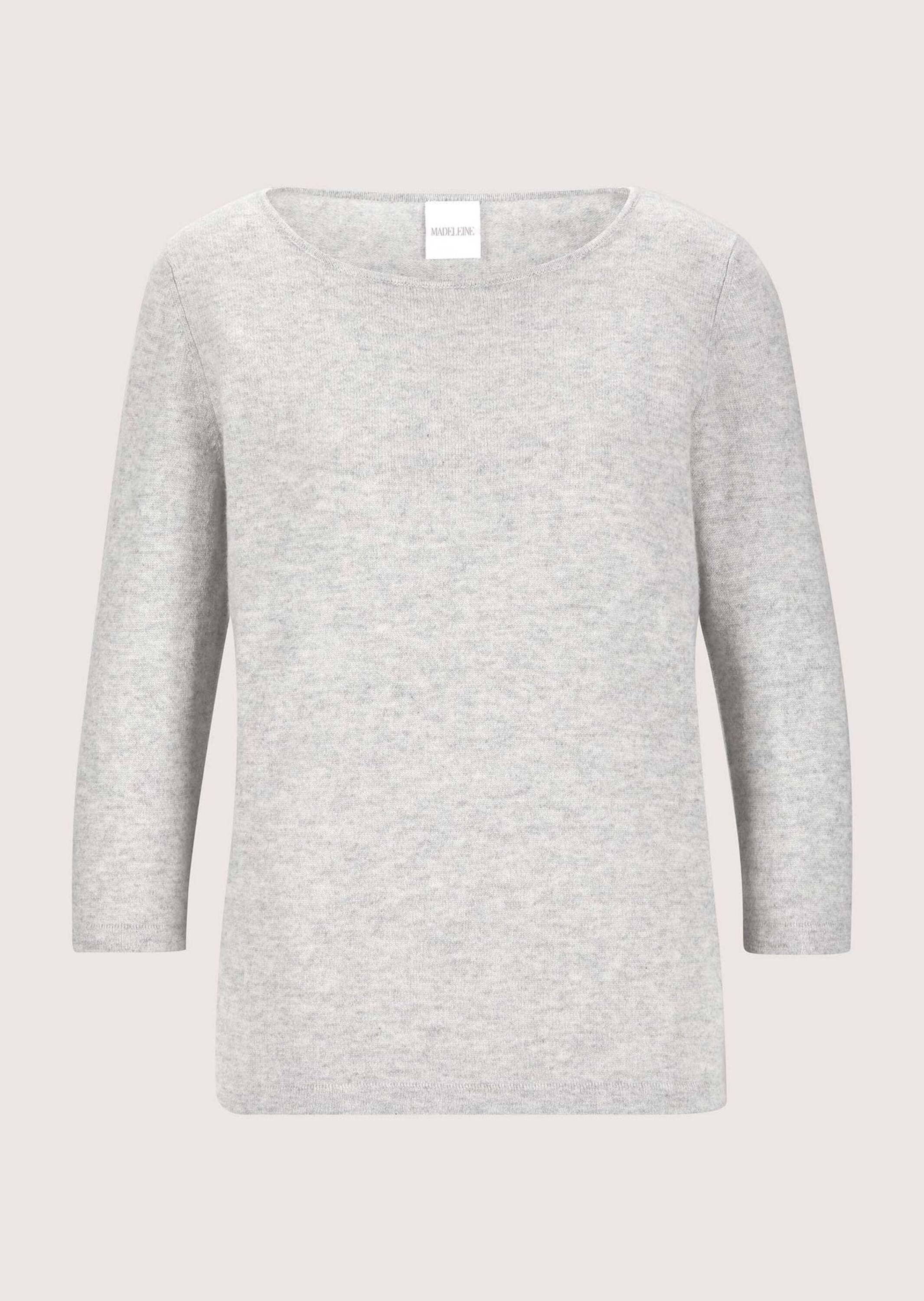 MADELEINE Longpullover "Strickpullover Kaschmirpullover mit U-Boot-Ausschni günstig online kaufen