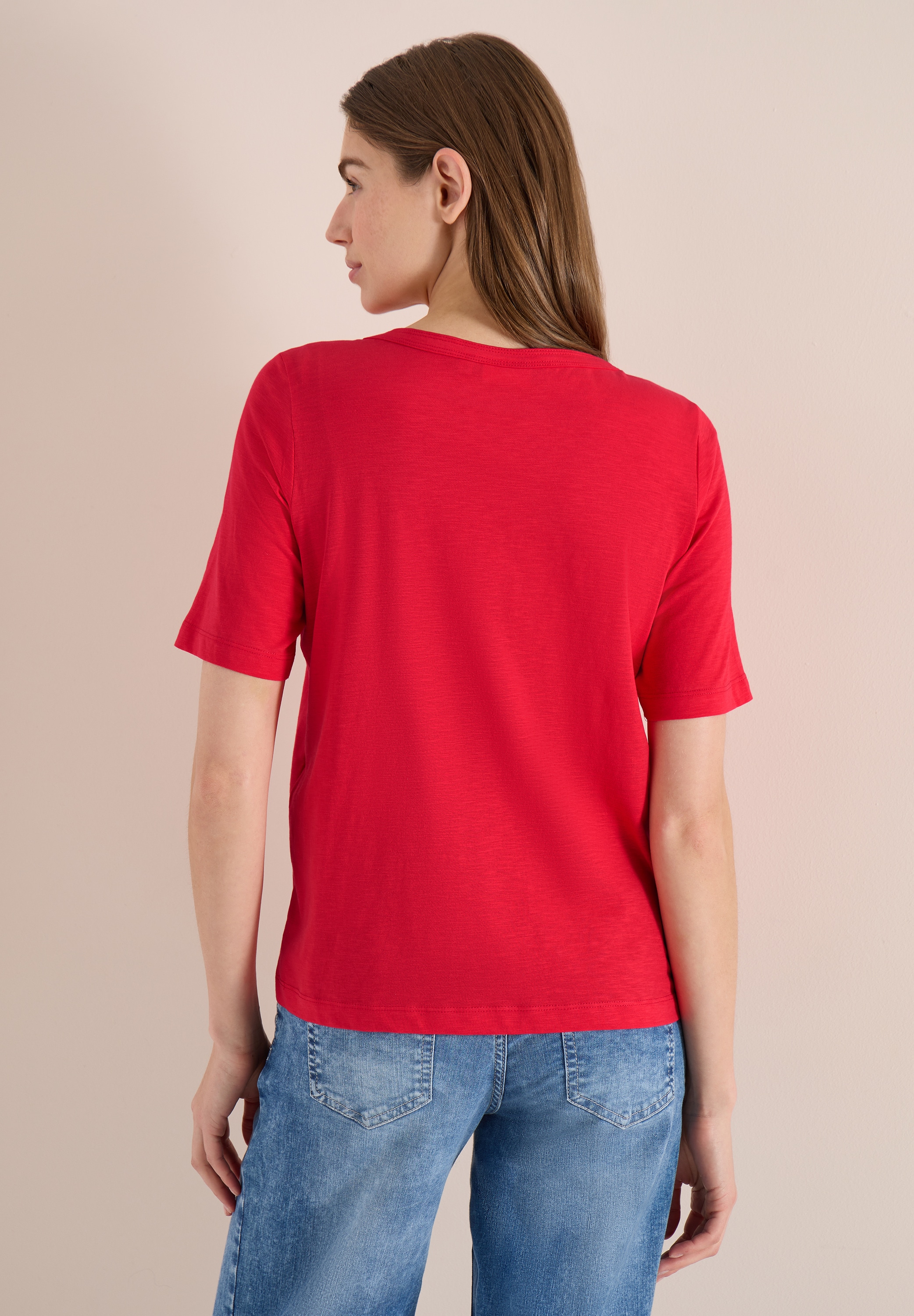 Cecil T-Shirt mit U-Boot-Ausschnitt