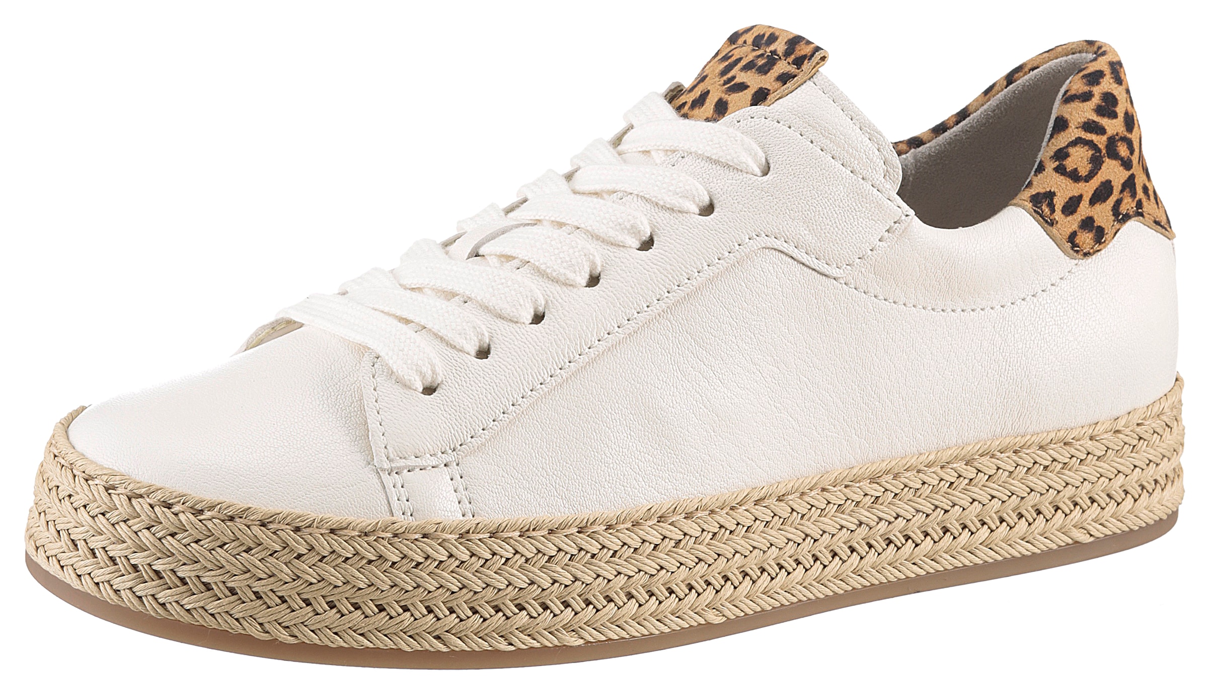 Gabor Plateausneaker, Halbschuh, Schnürrschuh, Freizeitschuh mit Kontrastbe günstig online kaufen