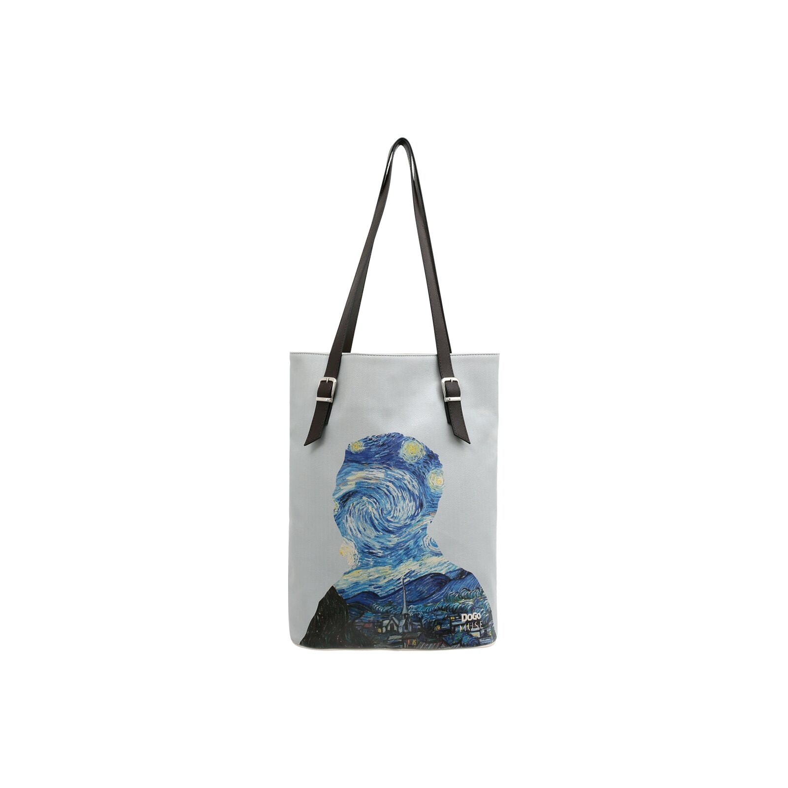 DOGO Outdoorsandale »Dogo Tall Bag Schultertaschevincent Van Gogh The Starry Night«  Handgefertigt