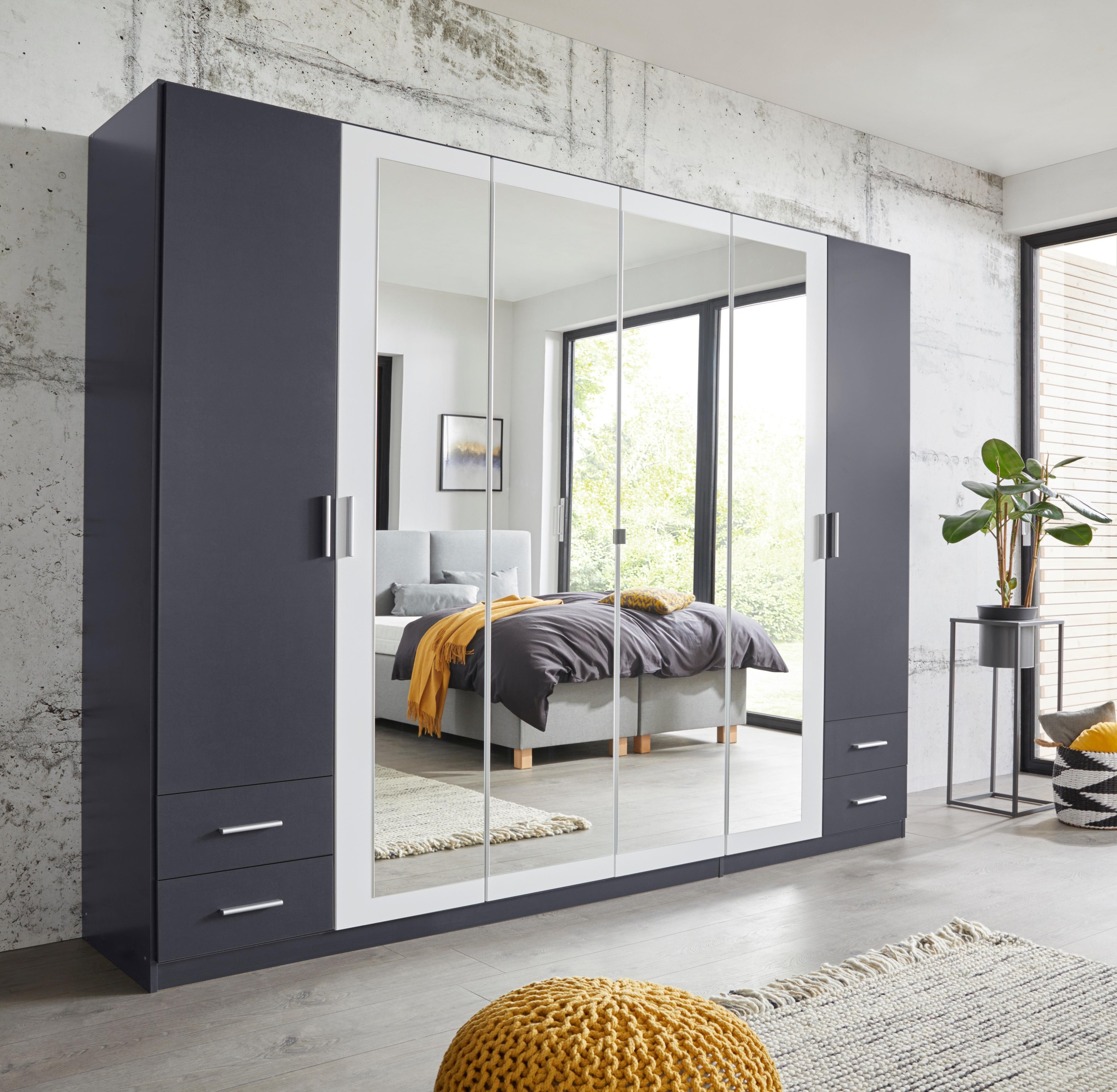 rauch Drehtürenschrank "Drehtürenschrank Schrank Garderobe Wäscheschrank Sc günstig online kaufen