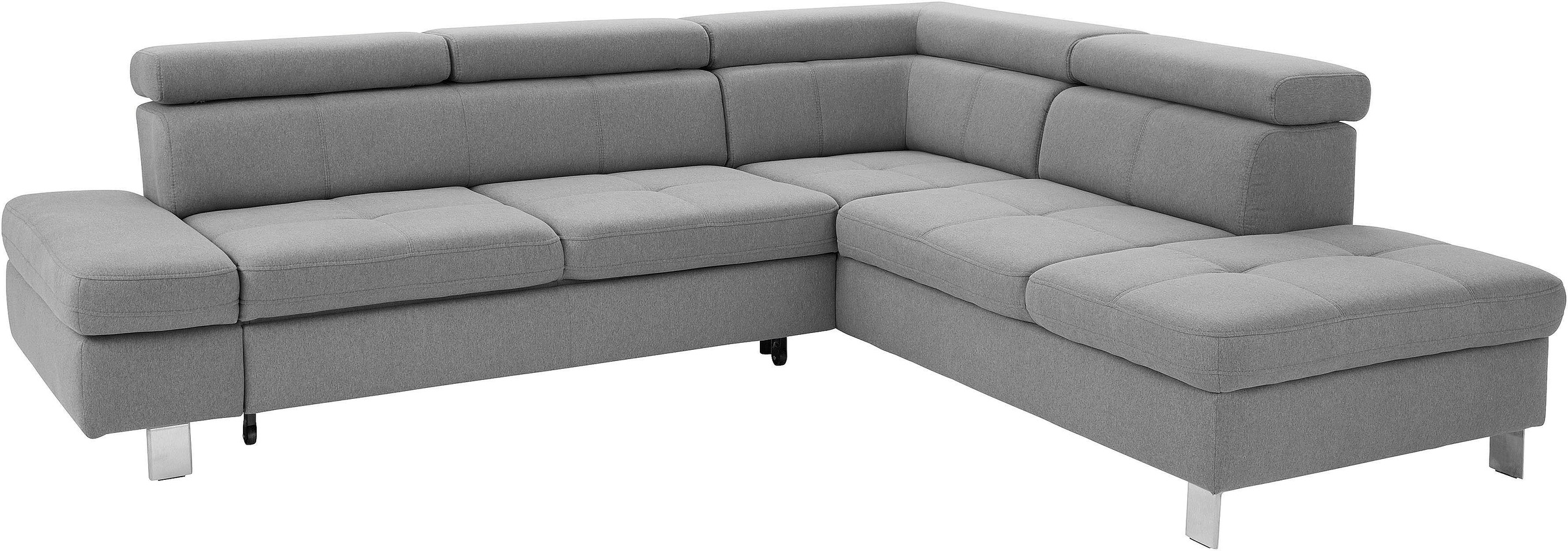 exxpo - sofa fashion Ecksofa "Fiji, L-Form" mit Kopf- bzw. Rückenverstellun günstig online kaufen
