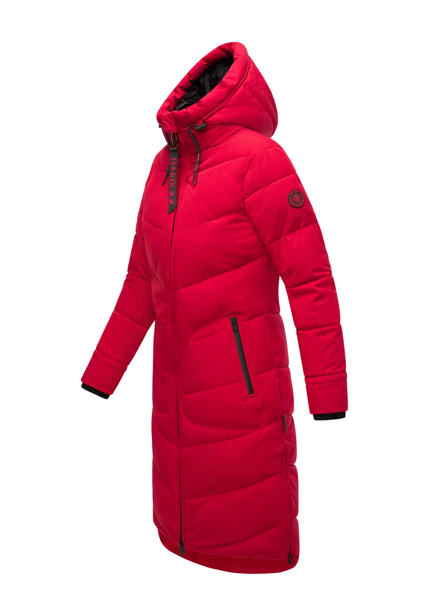 Marikoo Winterjacke »Benikoo«, langer Winter Mantel gesteppt
