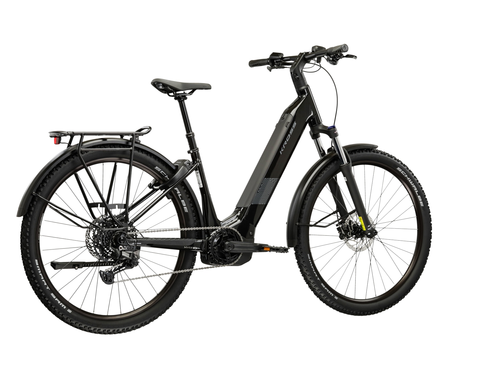 Kross »Influx Hybrid SUV 3.0 21,3Ah / Bosch 800 Wh 29" schwarz 10 Gänge« 10 Gang Shimano CUES U6000 Schaltwerk Kettenschaltung Mittelmotor 250 W BOSCH PERFORMANCE LINE PX 36 V/250 W, Mittelmotor