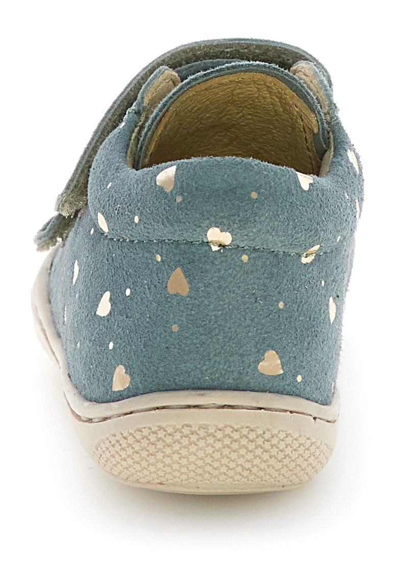 Naturino Lauflernschuh »Cocoon«, Klettschuh mit Metallic-Herzchen, Größenschablone zum Download