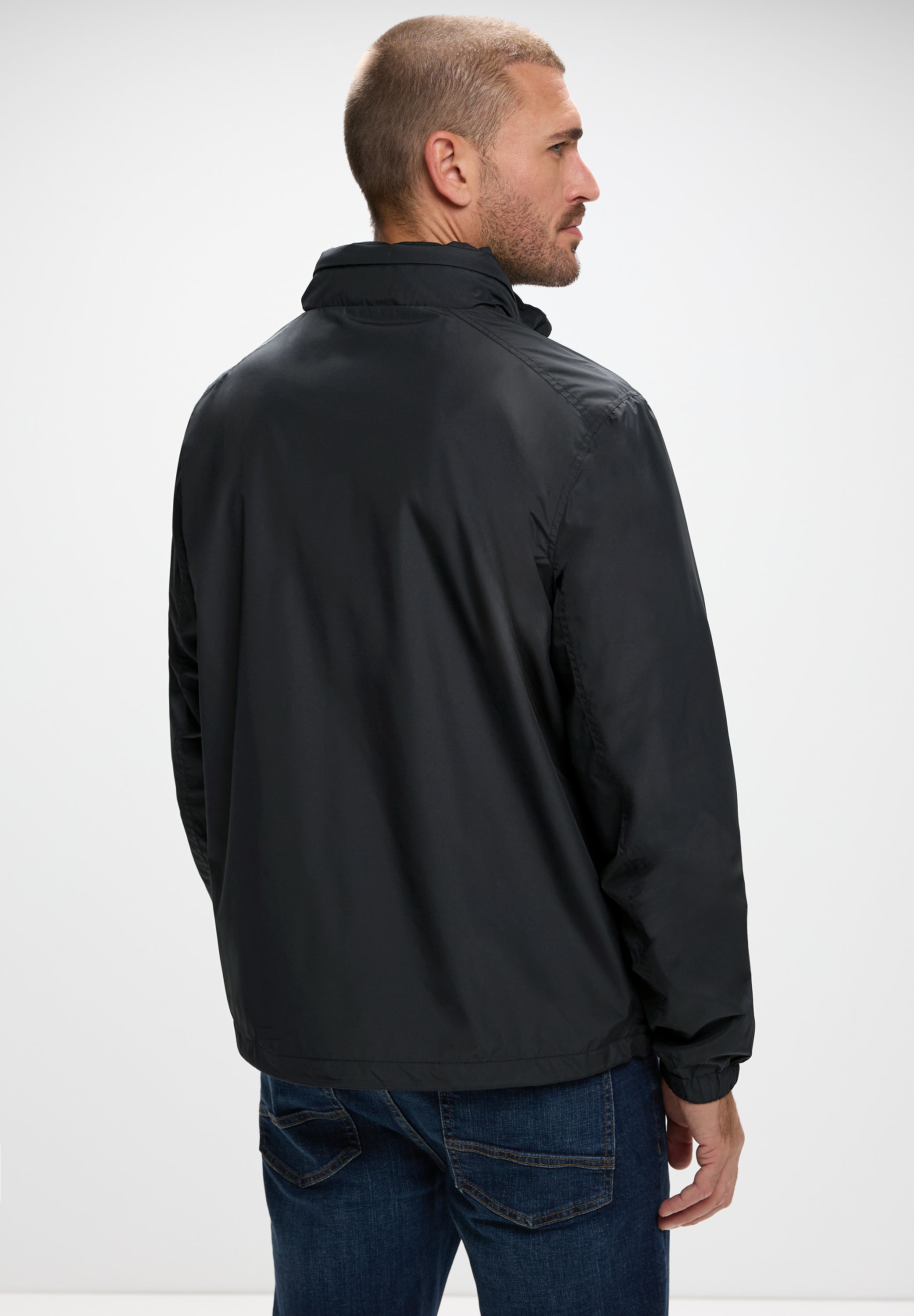 STREET ONE MEN Windbreaker ohne Kapuze mit Kapuze