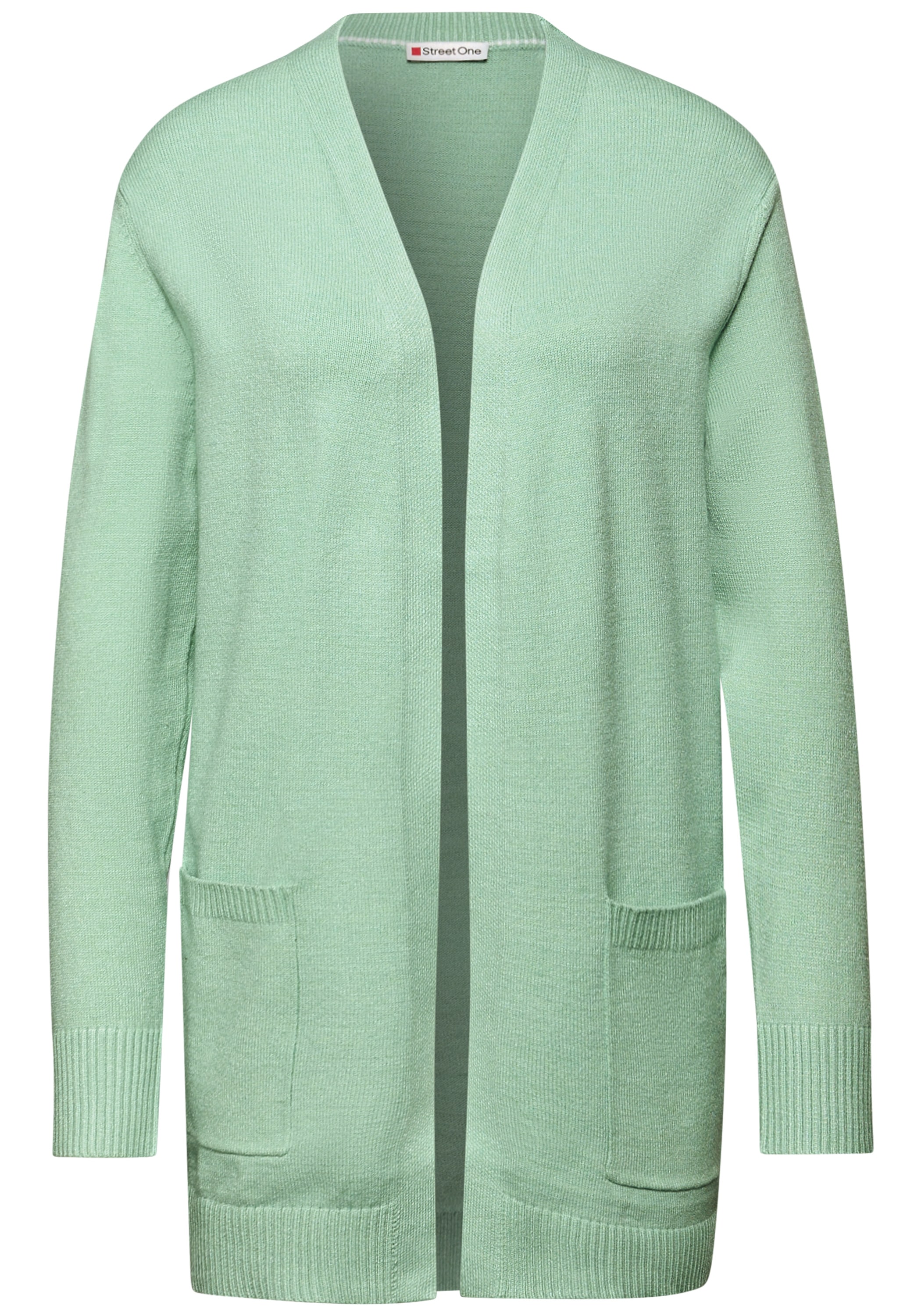STREET ONE Strickjacke, aus softem Materialmix