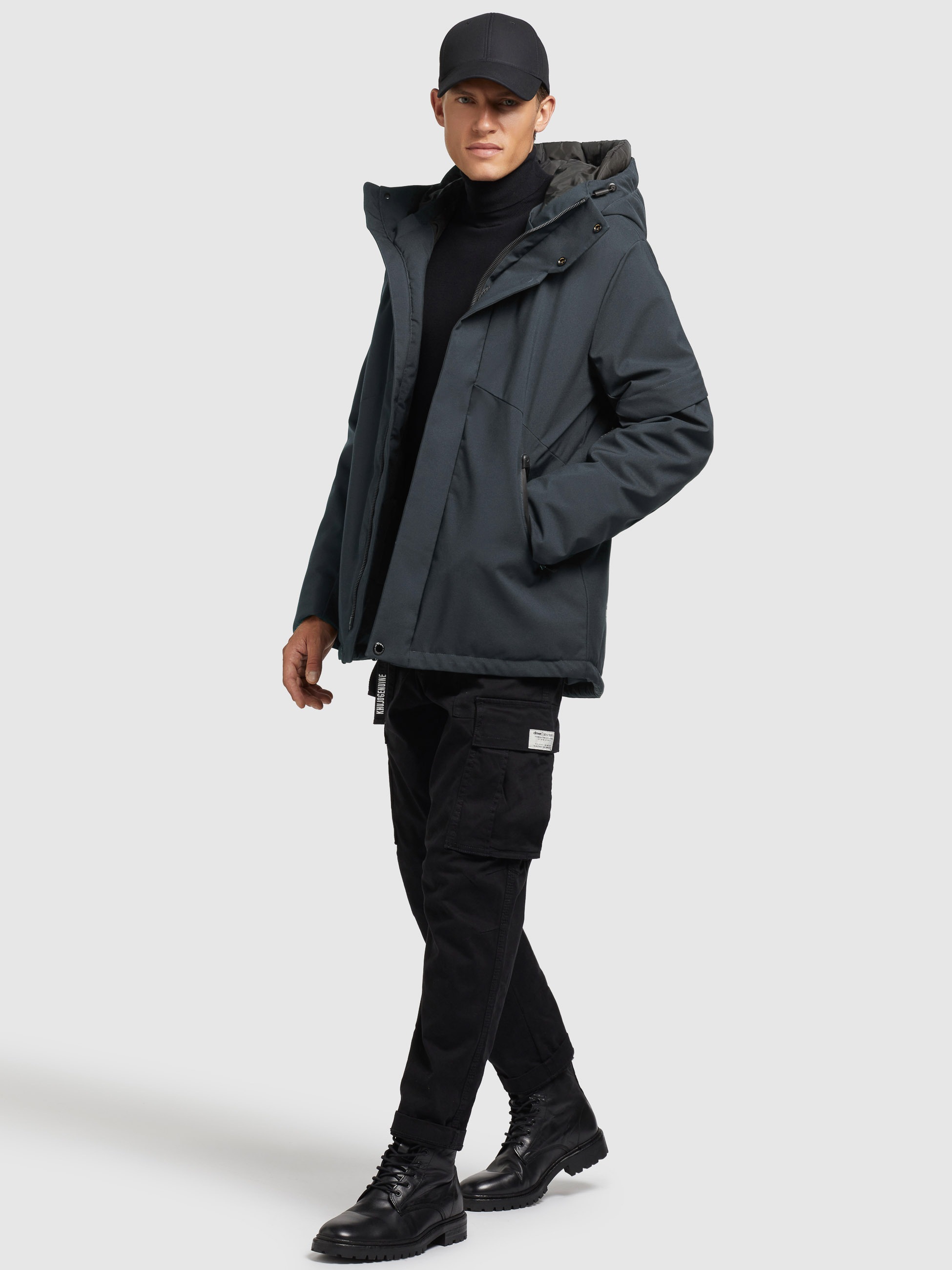 khujo Winterjacke »BORROW«, (1 St.), mit Kapuze