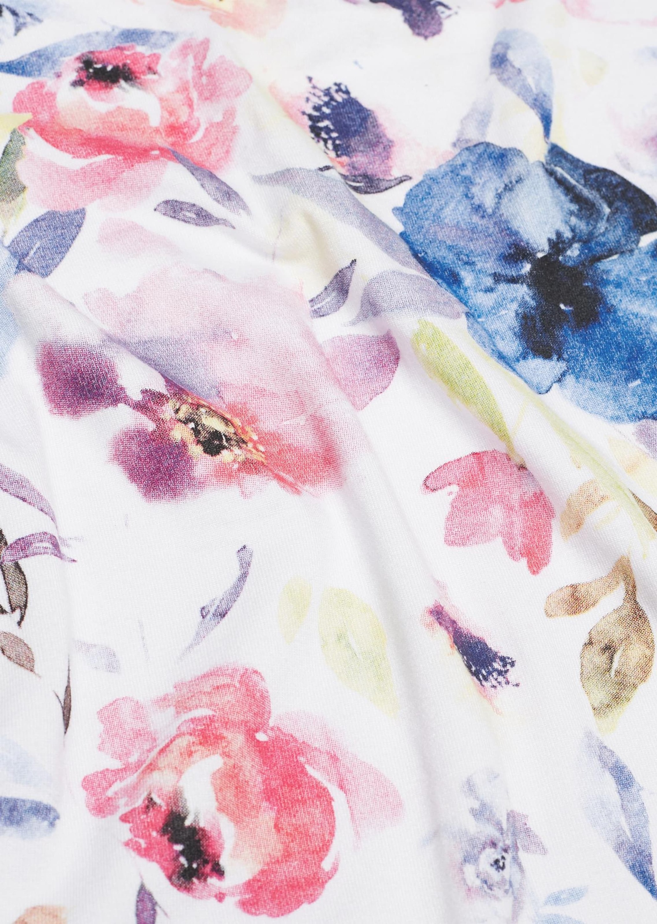 GOLDNER Print-Shirt »Druckshirt mit Blumenmotiv« Ohne
