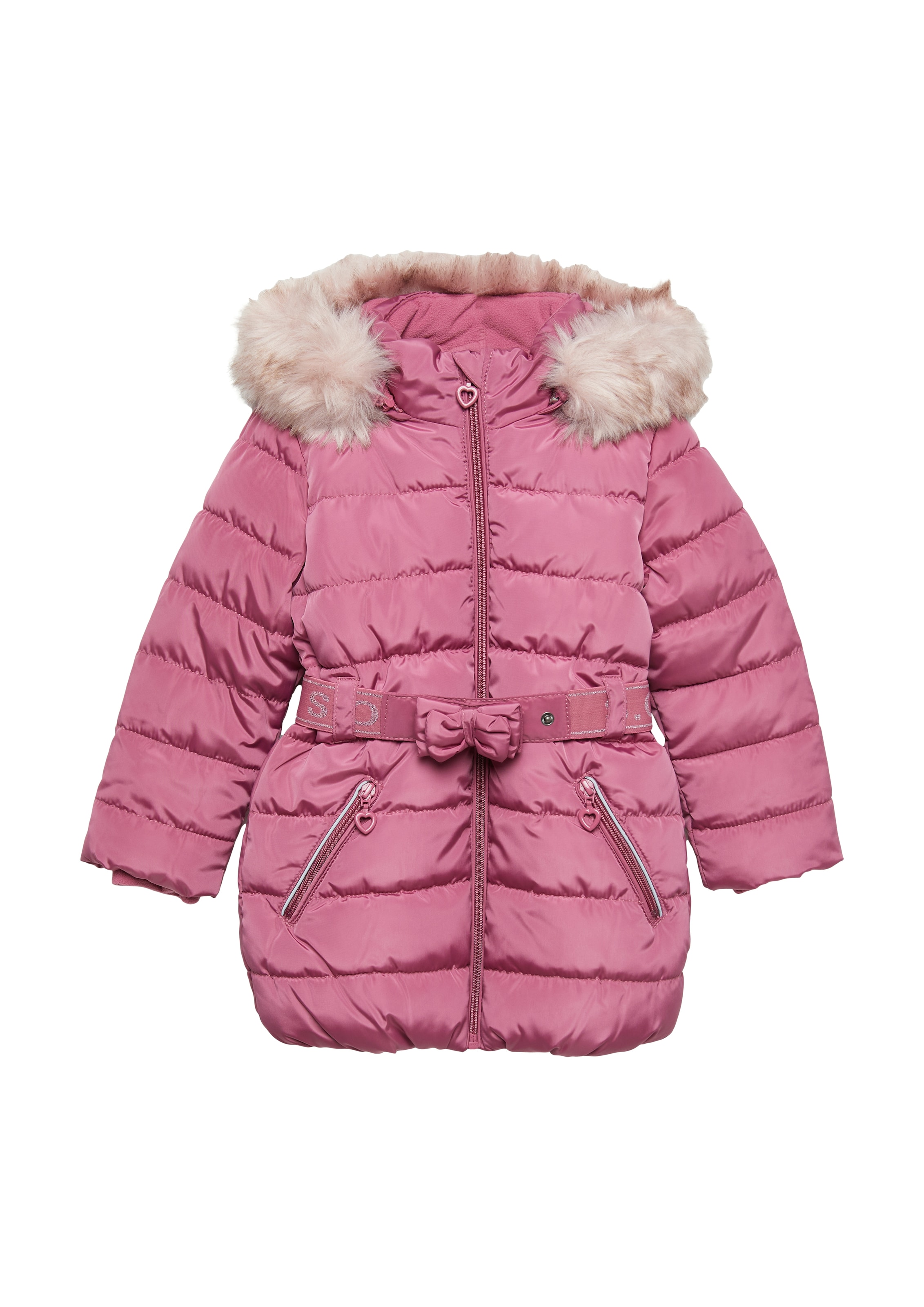 s.Oliver Junior Outdoorjacke, mit Kapuze, mit Kapuze