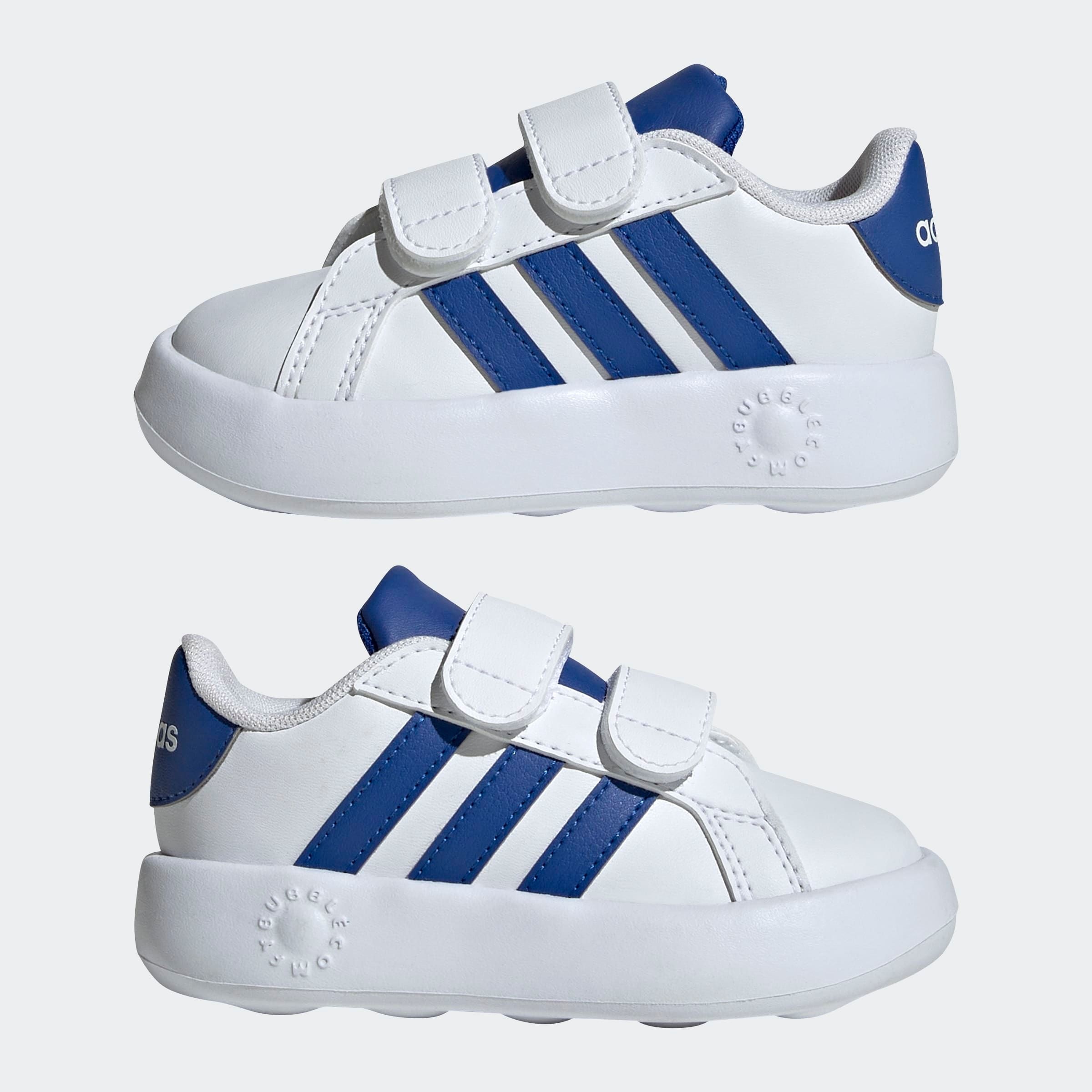 adidas Sportswear Klettschuh »GRAND COURT 2.0 KIDS«, Design auf den Spuren des adidas Superstar, für Kinder
