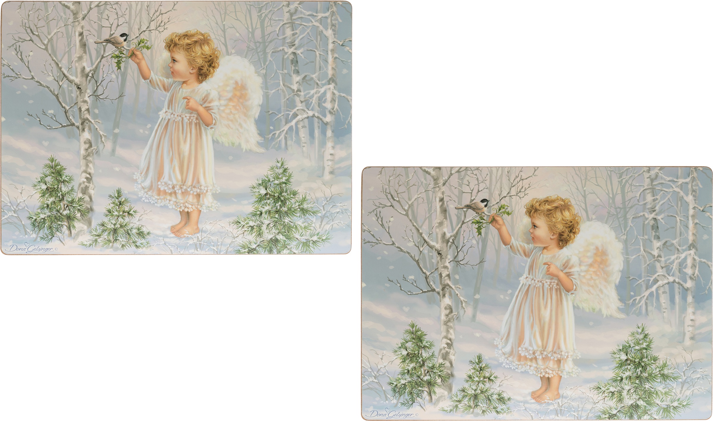 Myflair Möbel & Accessoires Platzset "Winterengel, Weihnachtsdeko" günstig online kaufen
