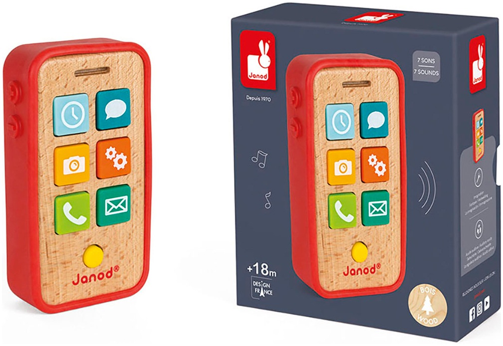 Janod Spiel-Smartphone su Soundeffekt